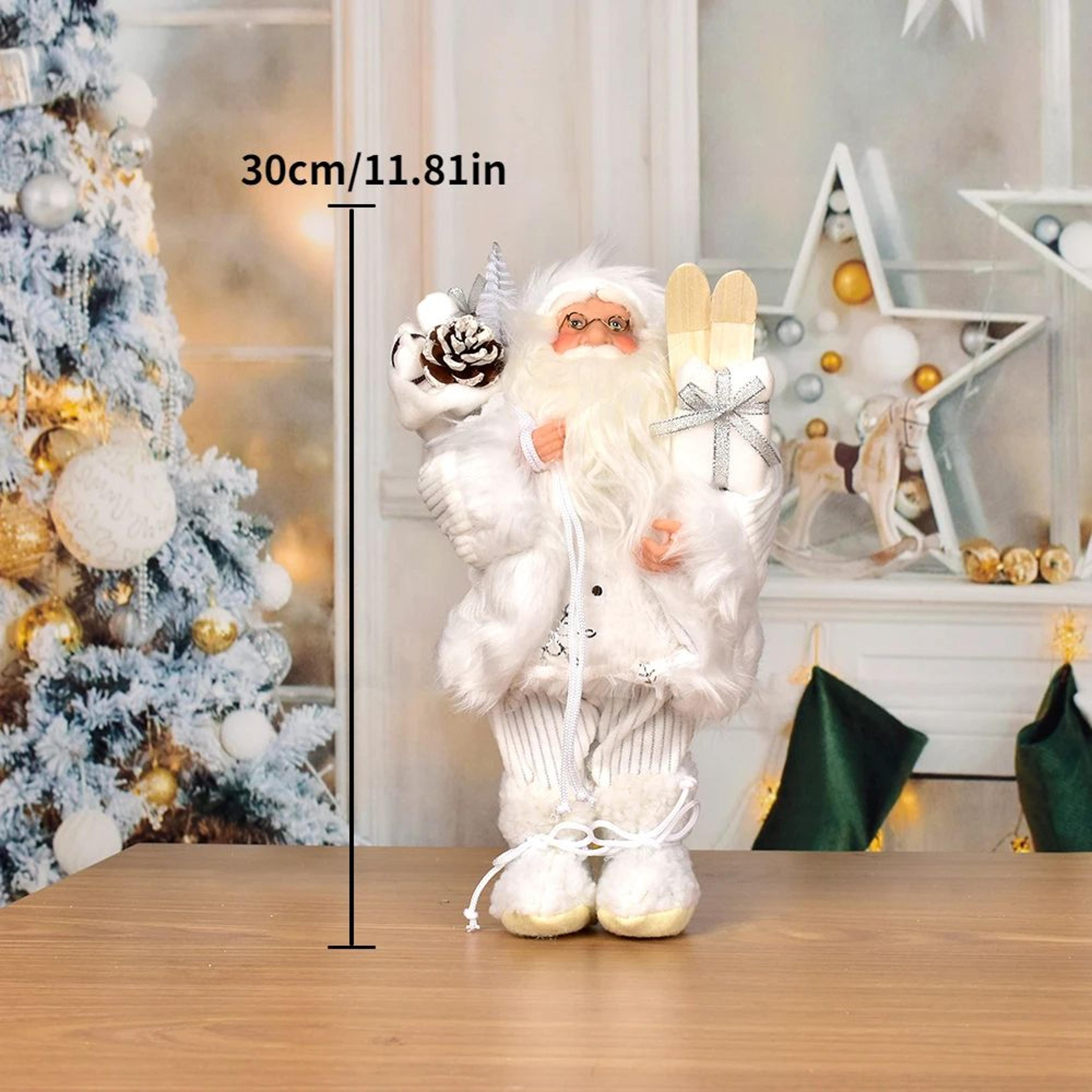 Standing Santa Claus Christmas Figurine  Festive Holiday Window  Table Decoration 29