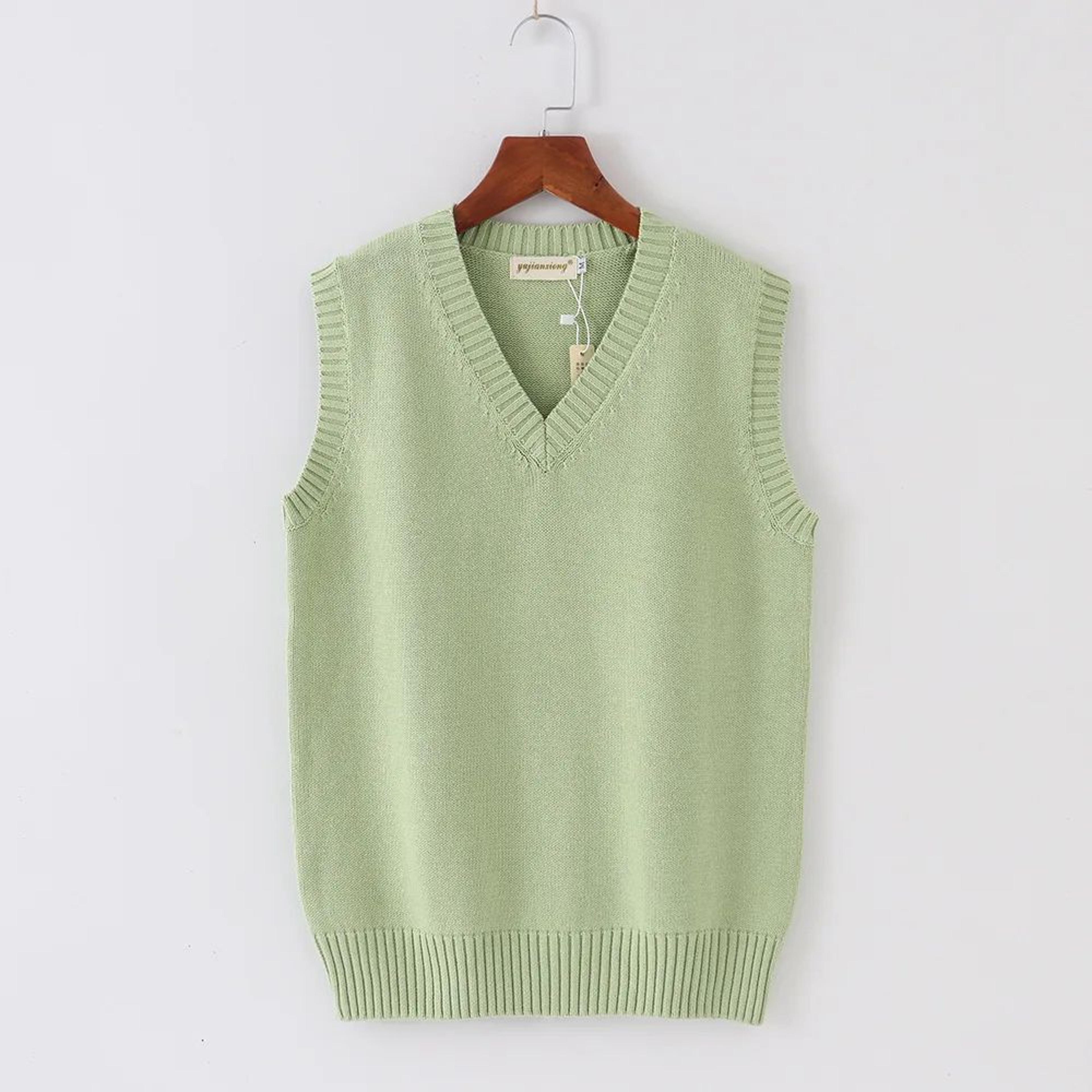 Japanese JK School Uniform Sweater Vest  Cute Anime VNeck Knit Cosplay Vest For Girls  Women 10
