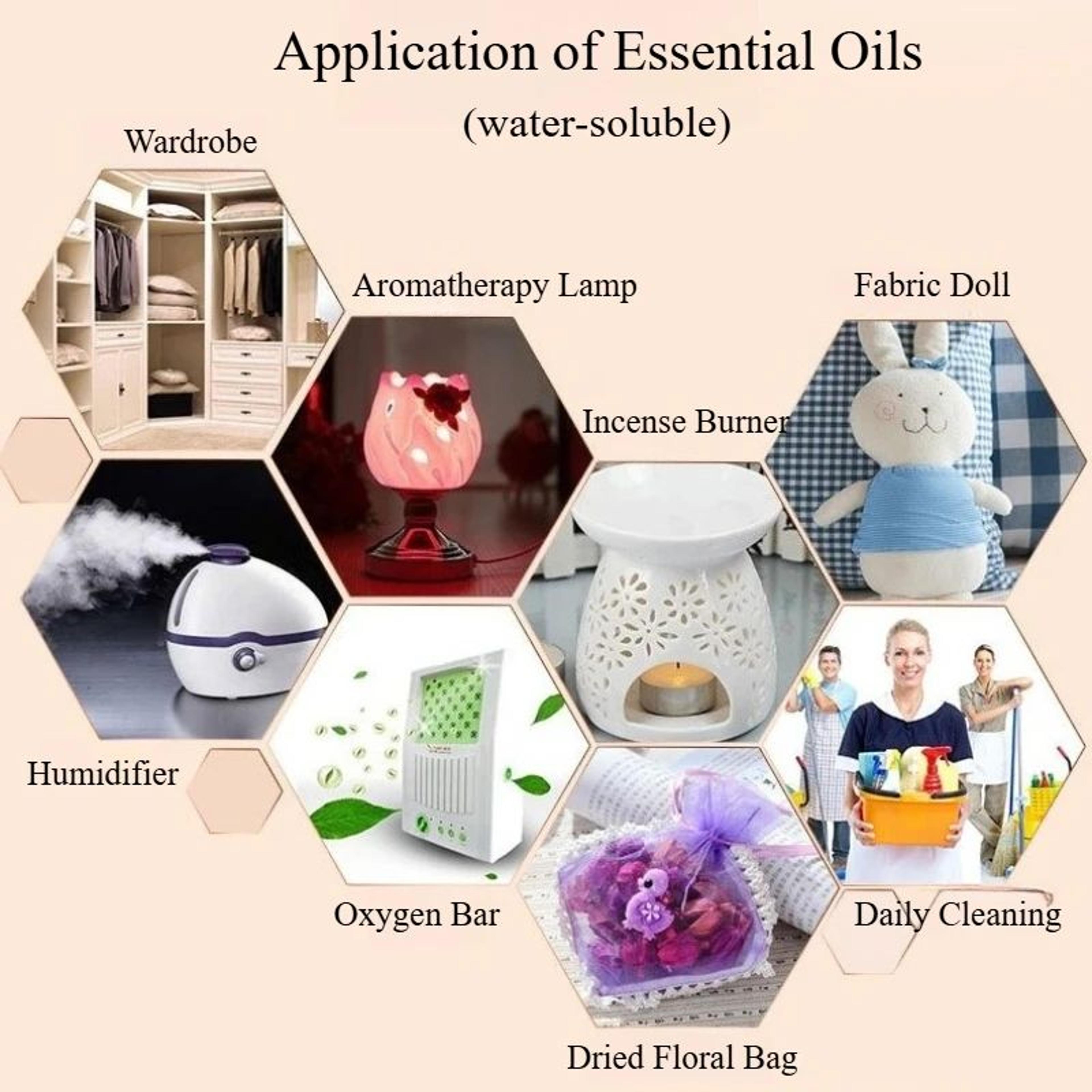 Natural Essential Oil Set  3ml Aromatherapy Fragrance Oils For Diffuser Humidifier  Home 5