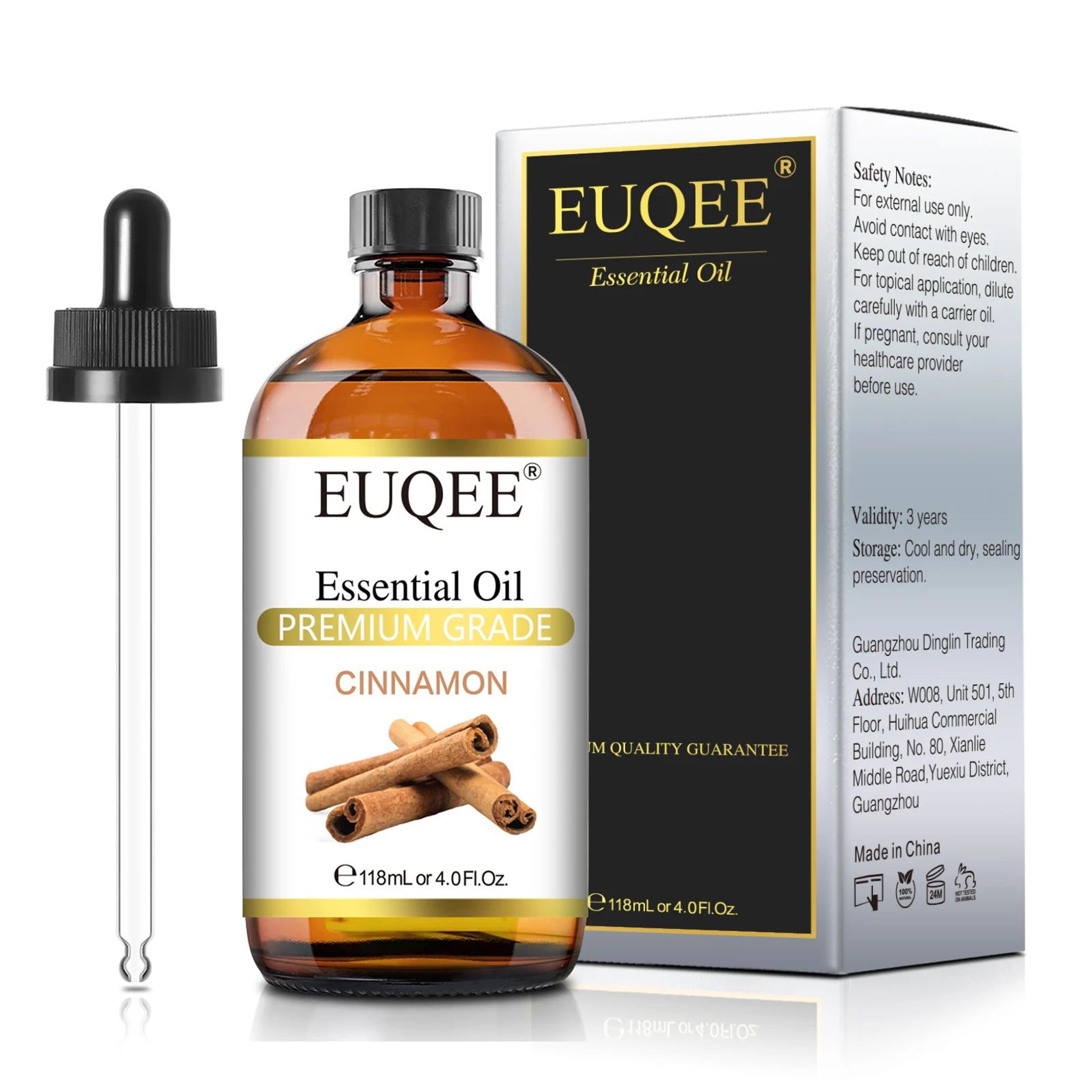 EUQEE 399 Fl Oz Essential Oil With Glass Dropper  Lavender Jasmine Eucalyptus Vanilla  Peppermint A 22