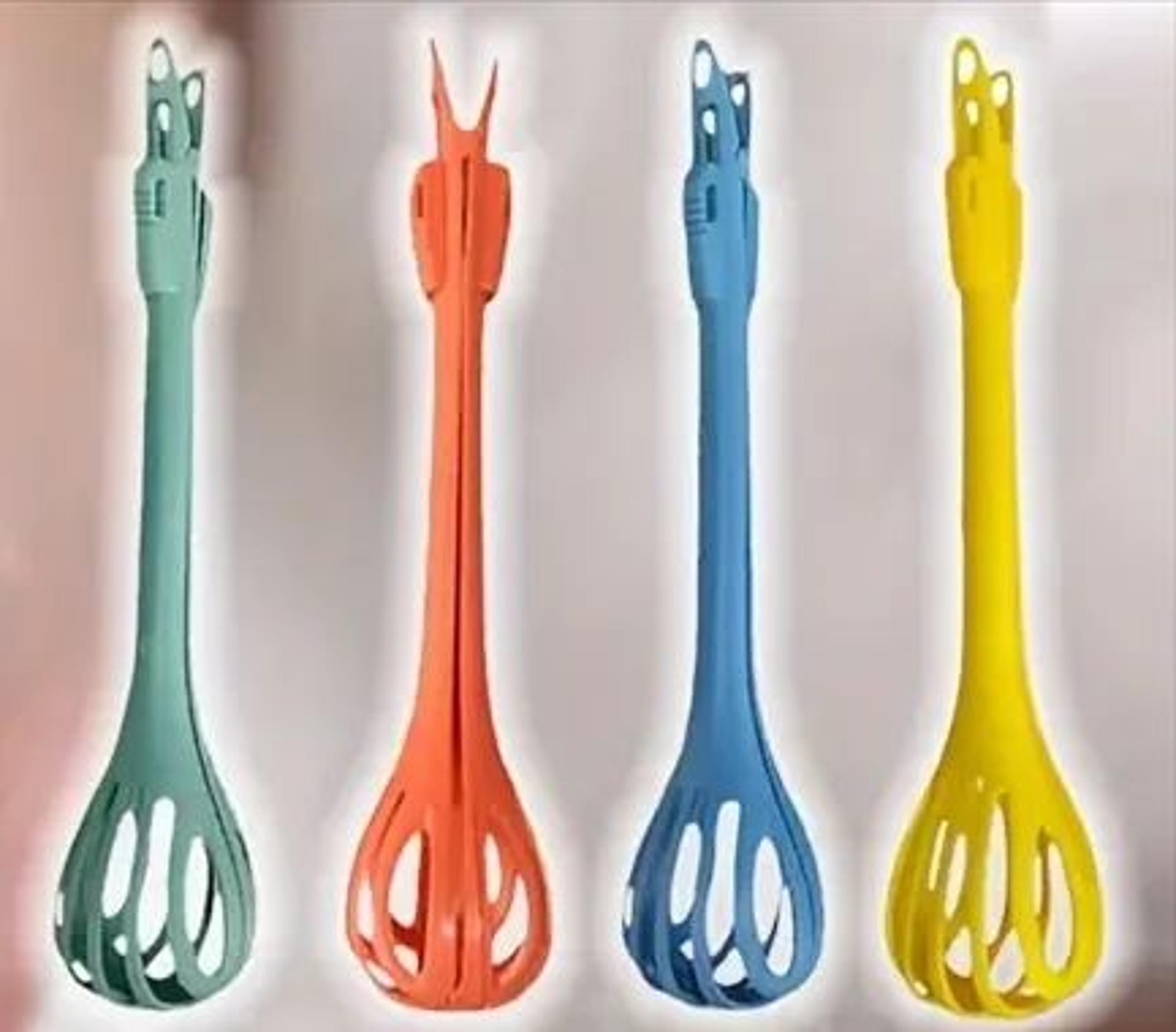 3in1 Multifunction Egg Beater  Food Tongs  Manual Whisk Milk Mixer  Egg Separator Kitchen Tool 14