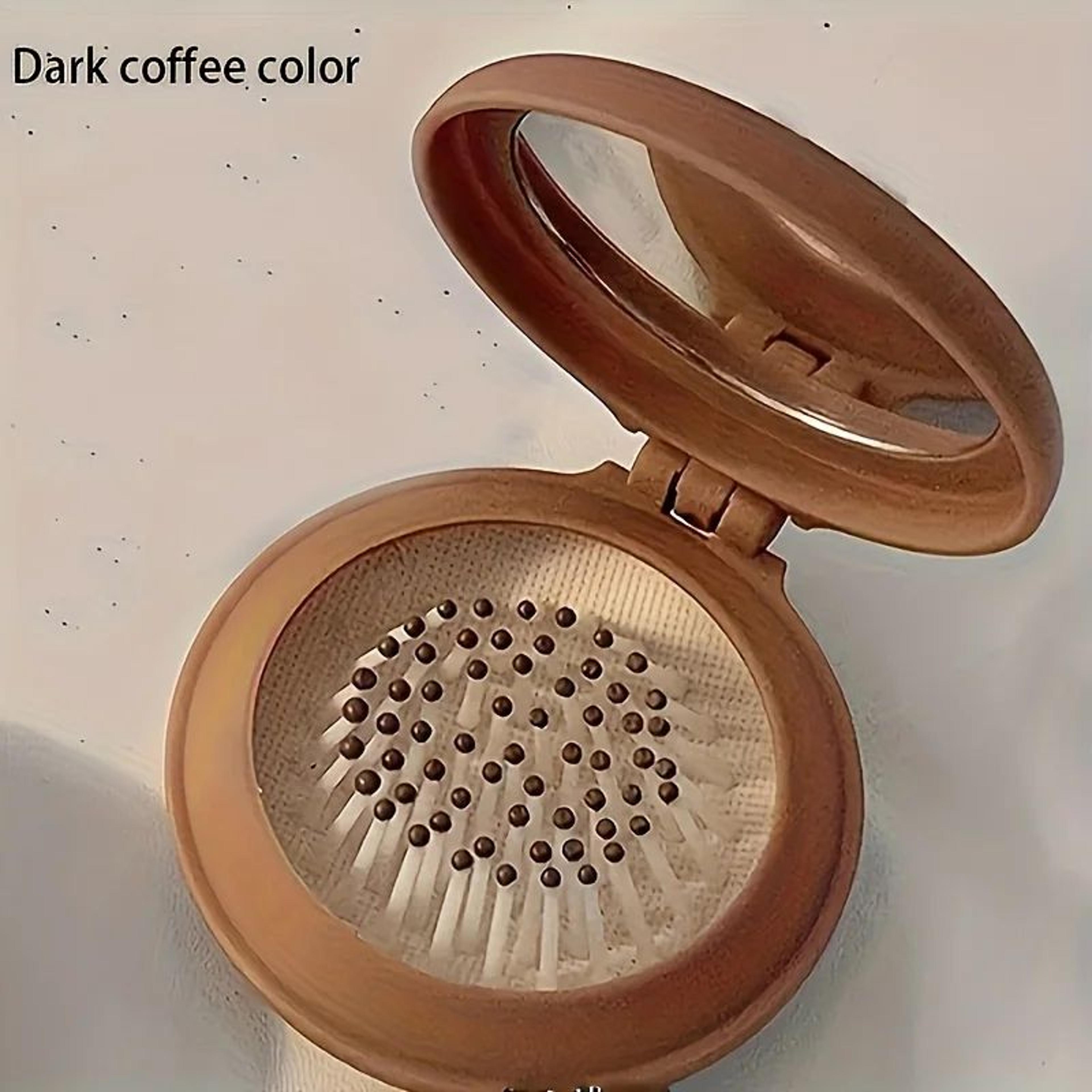 Mini Folding Travel Hair Brush With Mirror  Portable Compact Dual Fold Styling Brush For Women 7