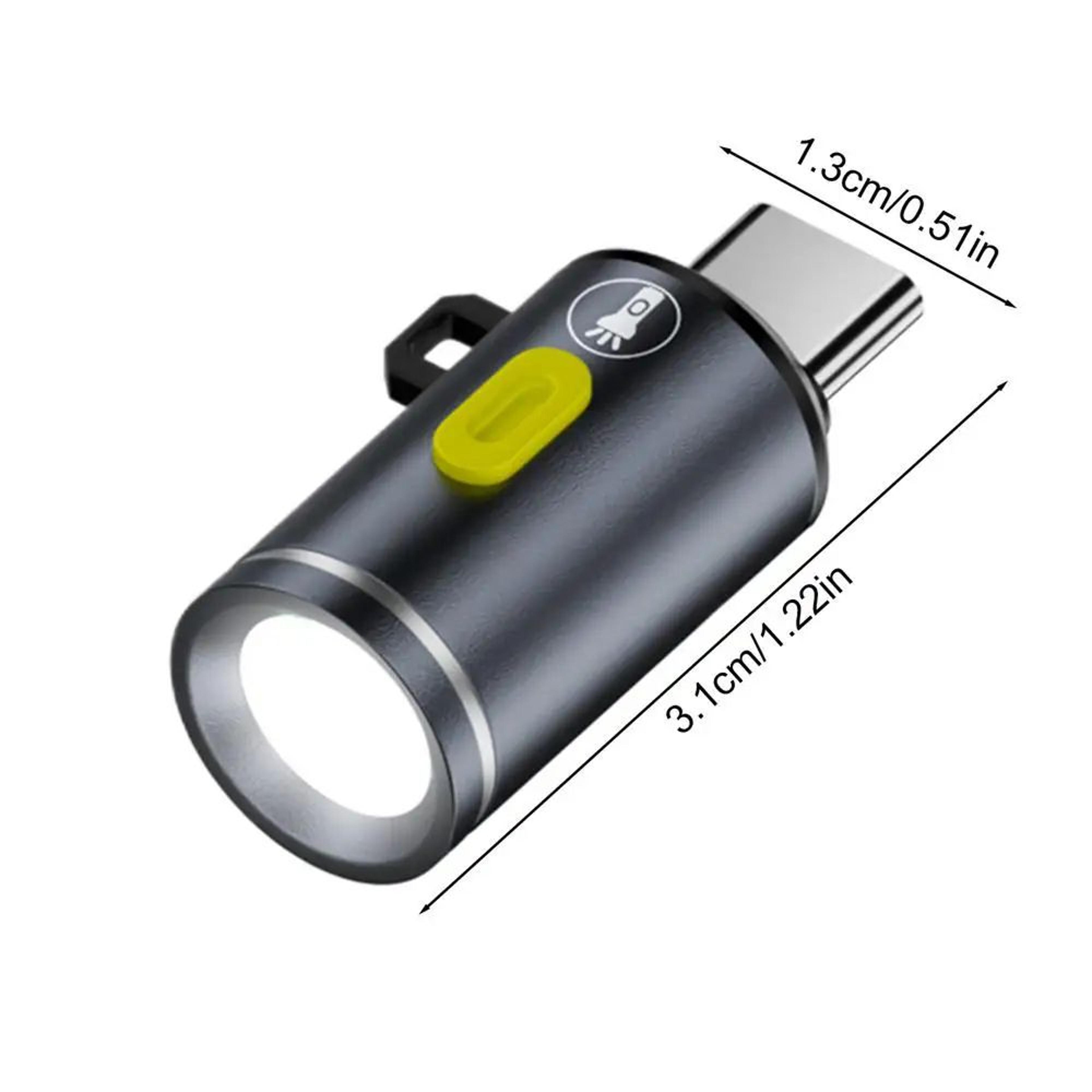 Mini TypeC Rechargeable LED Camping Flashlight  Ultra Bright Waterproof Pocket Torch For Outdoor Ad 8