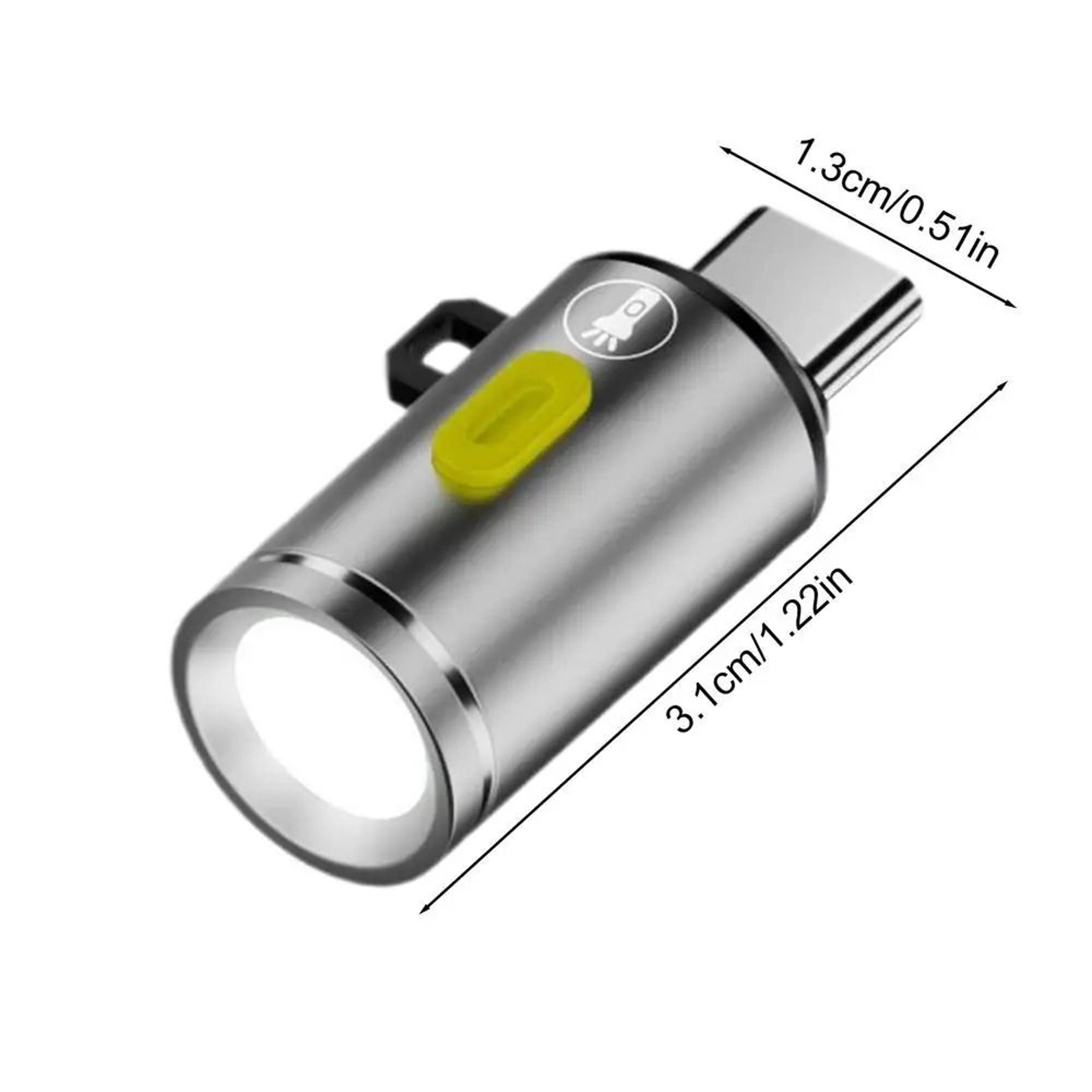 Mini TypeC Rechargeable LED Camping Flashlight  Ultra Bright Waterproof Pocket Torch For Outdoor Ad 6