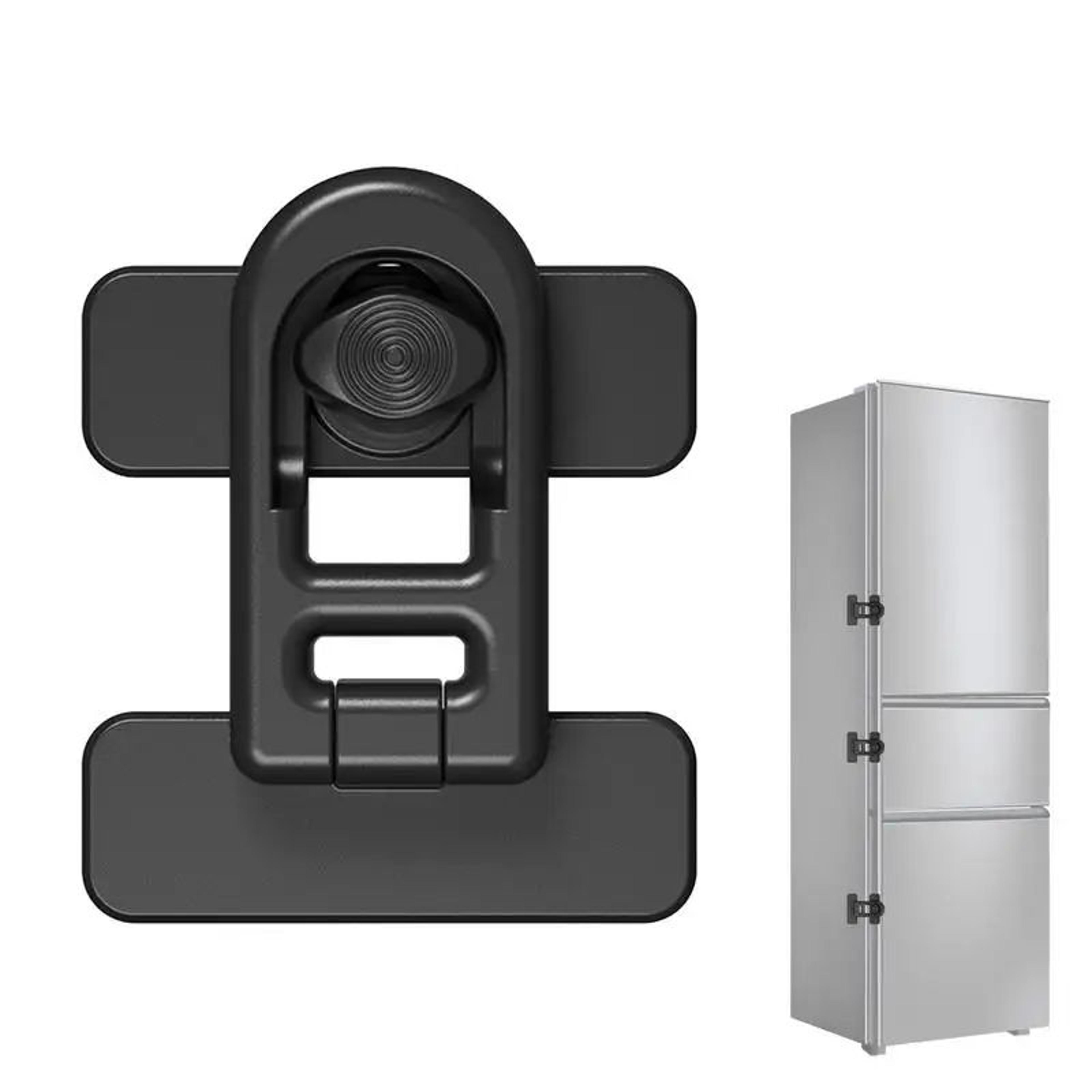 Keyless Adhesive Refrigerator Lock  Child Safety Fridge Freezer  Cabinet Door Lock With Easy Instal 1