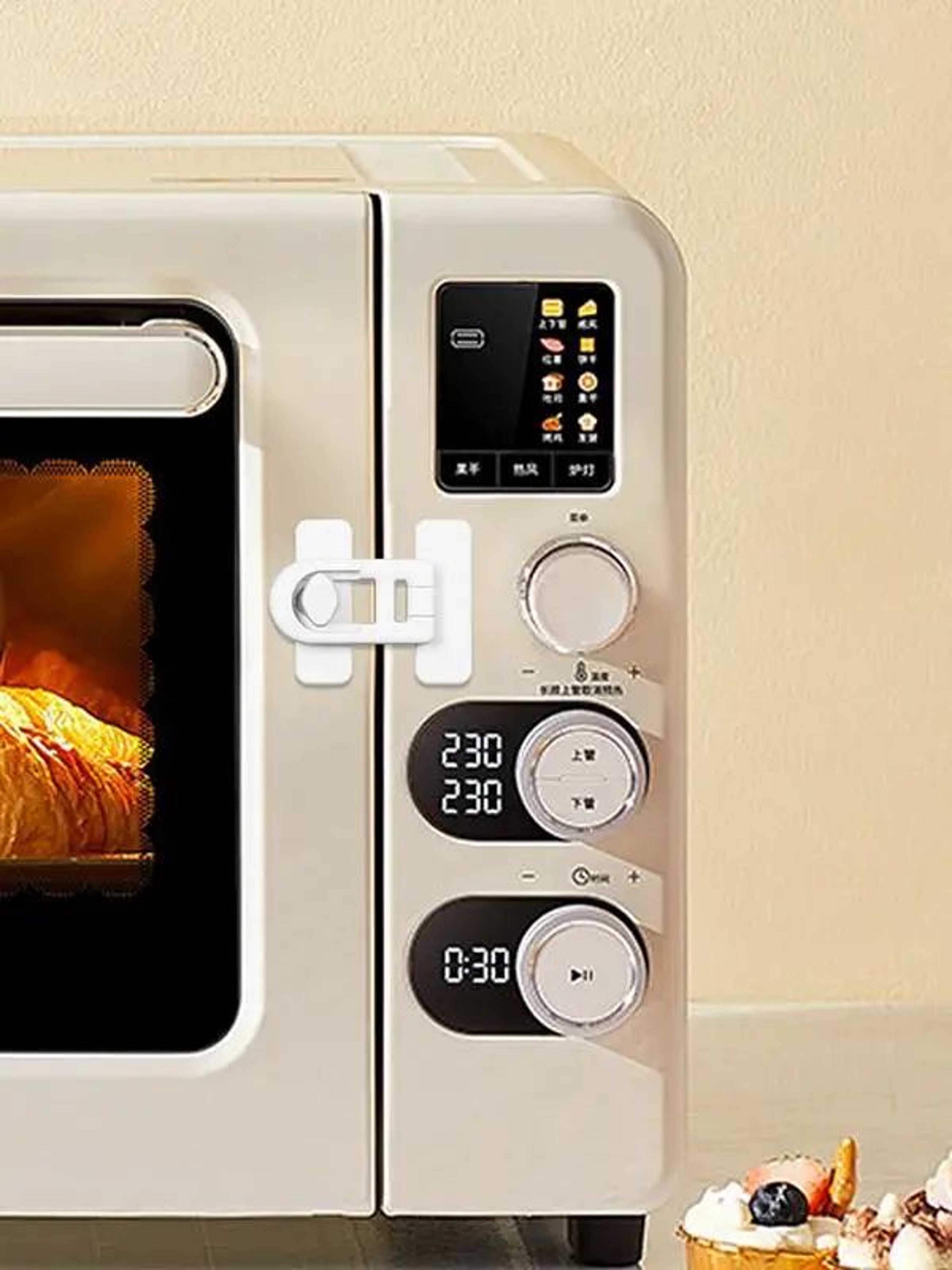 Keyless Adhesive Refrigerator Lock  Child Safety Fridge Freezer  Cabinet Door Lock With Easy Instal 4