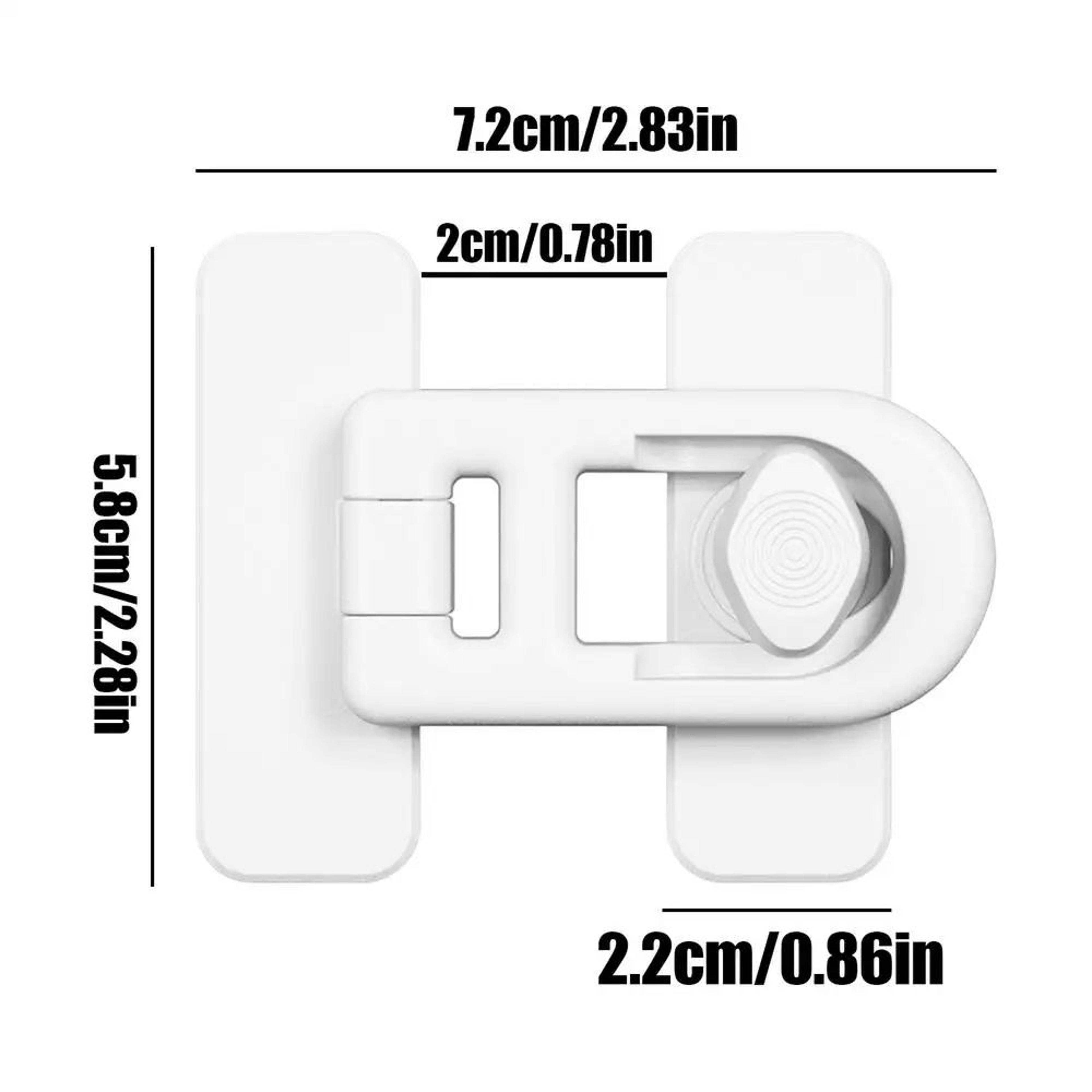 Keyless Adhesive Refrigerator Lock  Child Safety Fridge Freezer  Cabinet Door Lock With Easy Instal 7