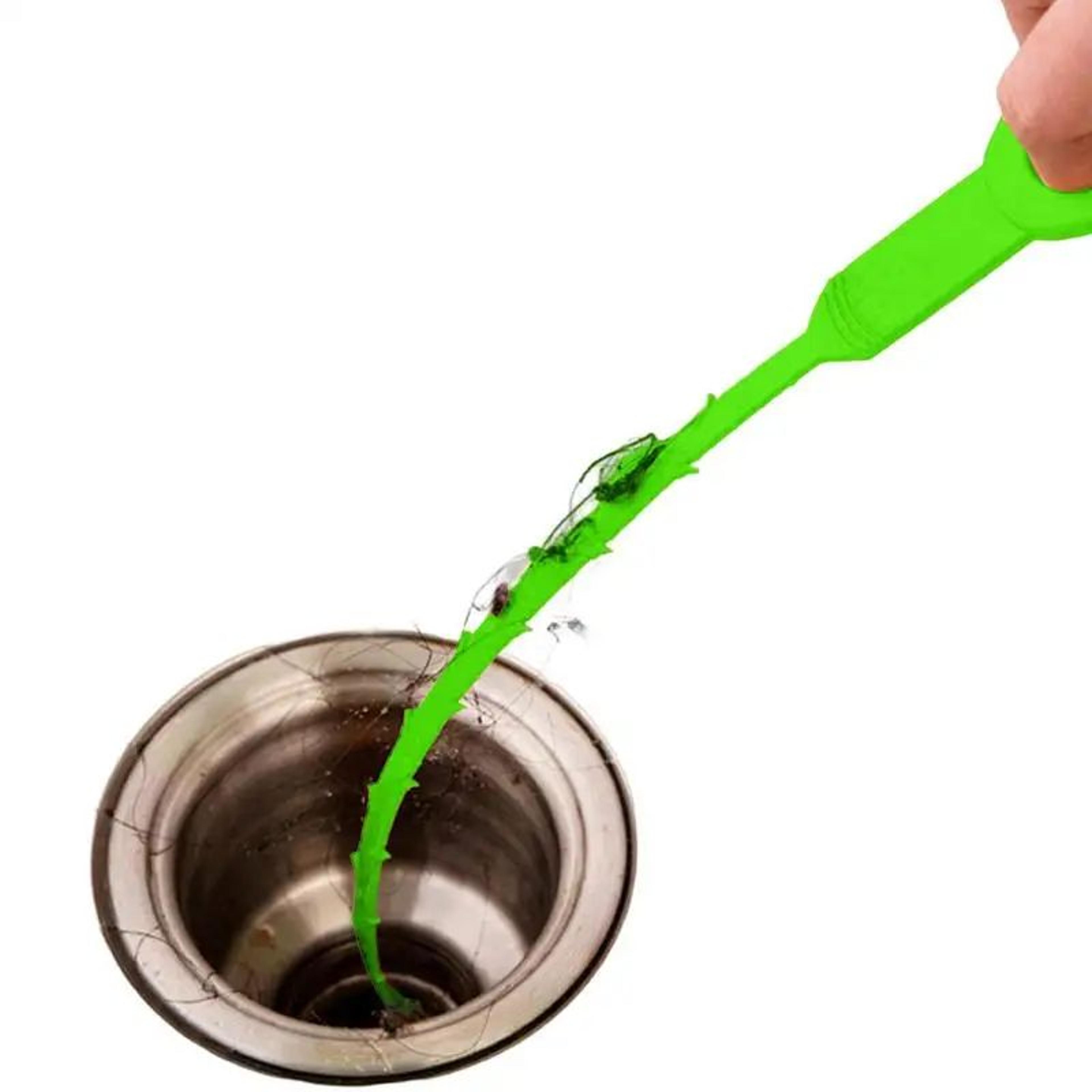21in Flexible Drain Snake Hair Clog Remover  Reusable Auger Tool For Bathroom  Kitchen Unclogging 2