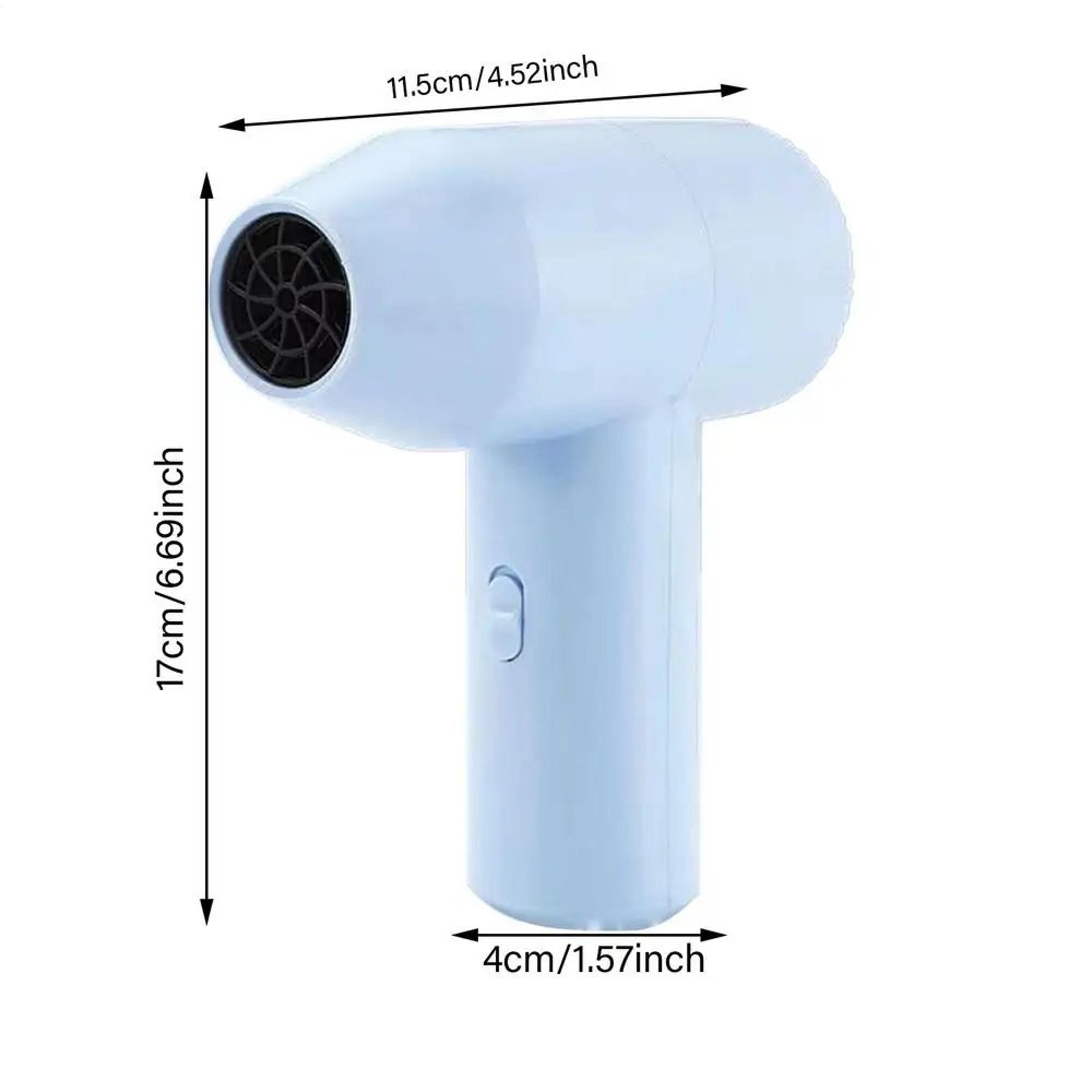Cordless USB Rechargeable Mini Hair Dryer  Portable Low Noise Art  Travel Blow Dryer Cold Air 7