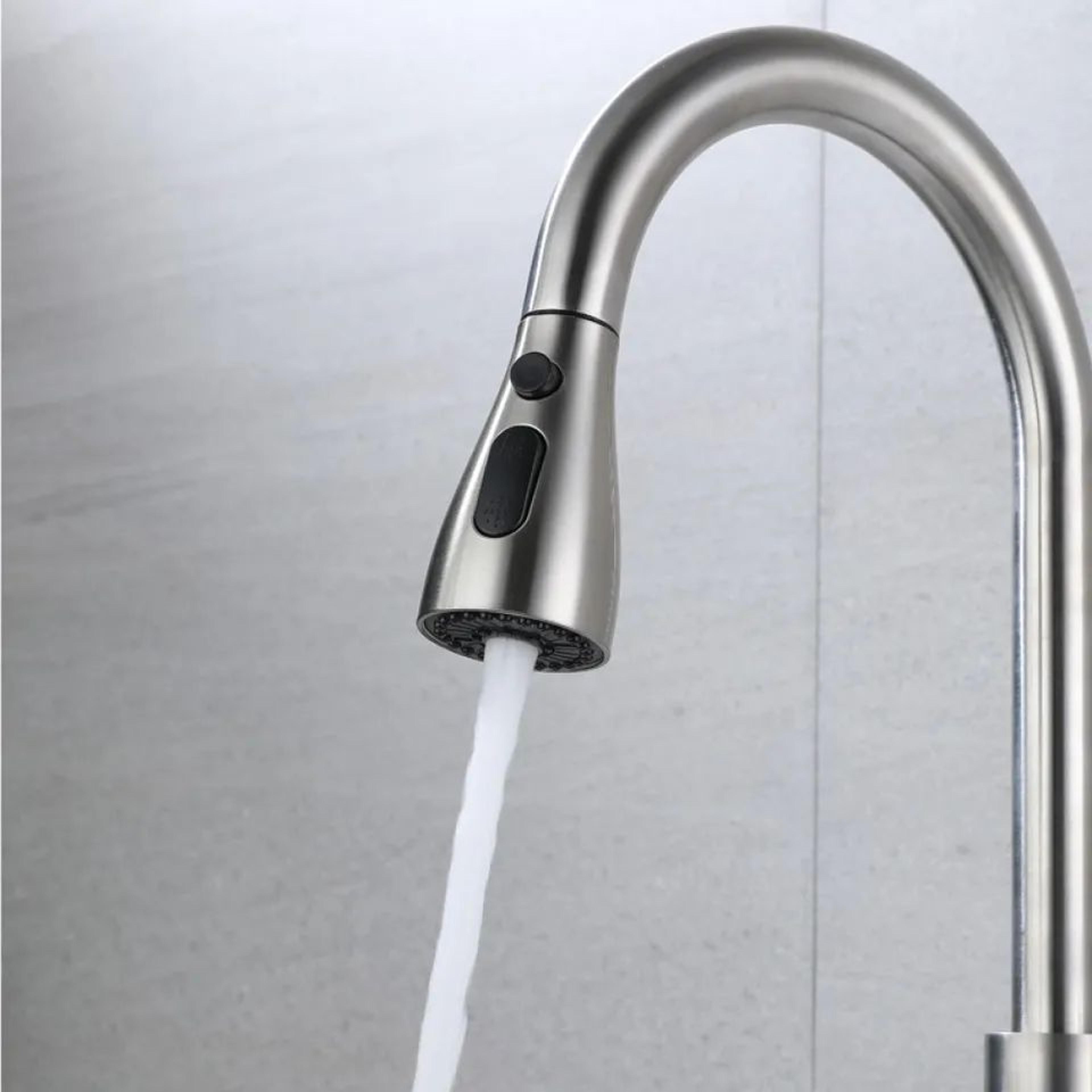 3Mode Kitchen Faucet Sprayer Head Replacement  PullOut Tap Nozzle With 12in Connection  Water Savin 5