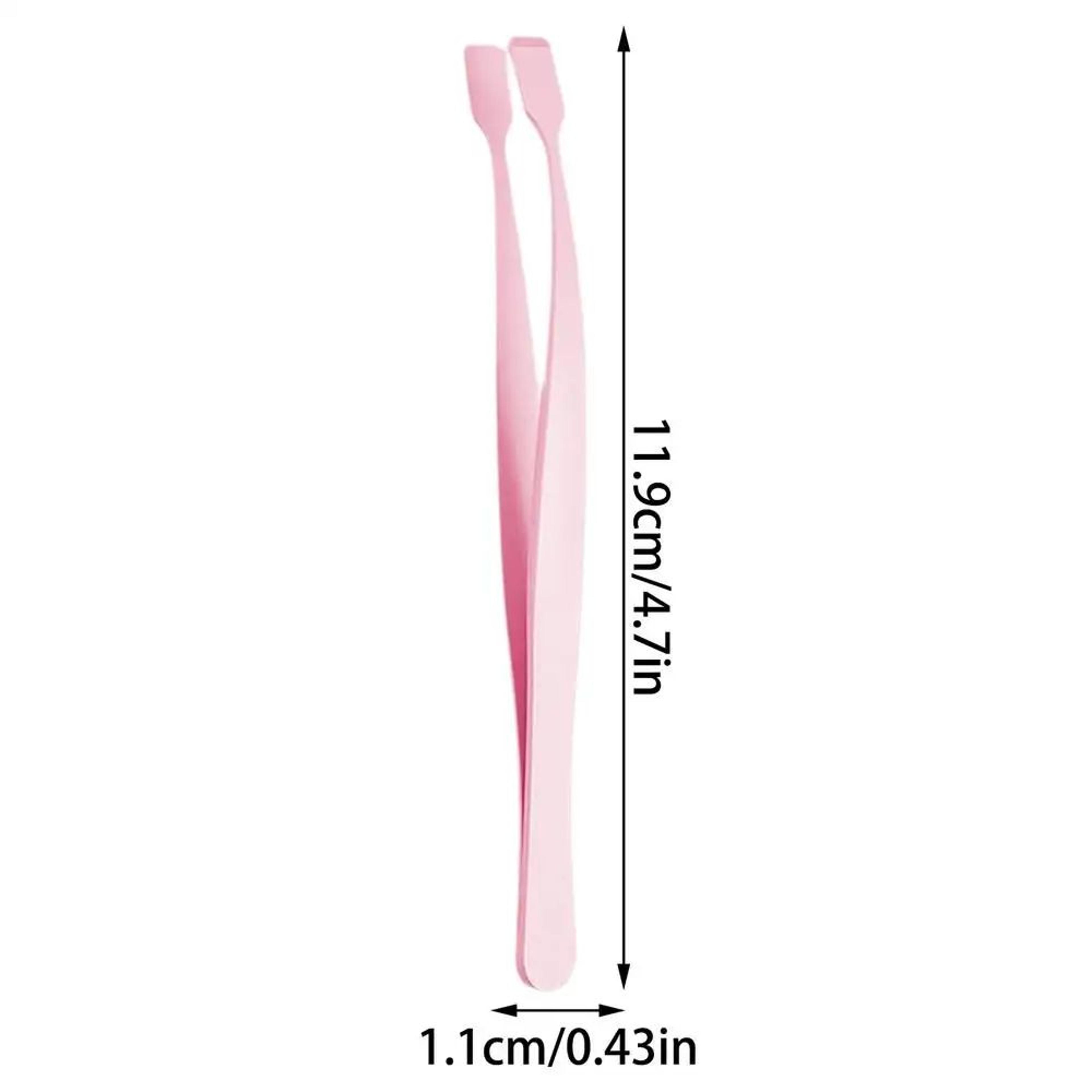 Precision Eyelash Applicator Tweezers  NonSlip Stainless Steel Lash Tool For Cluster  Strip Lashes 7
