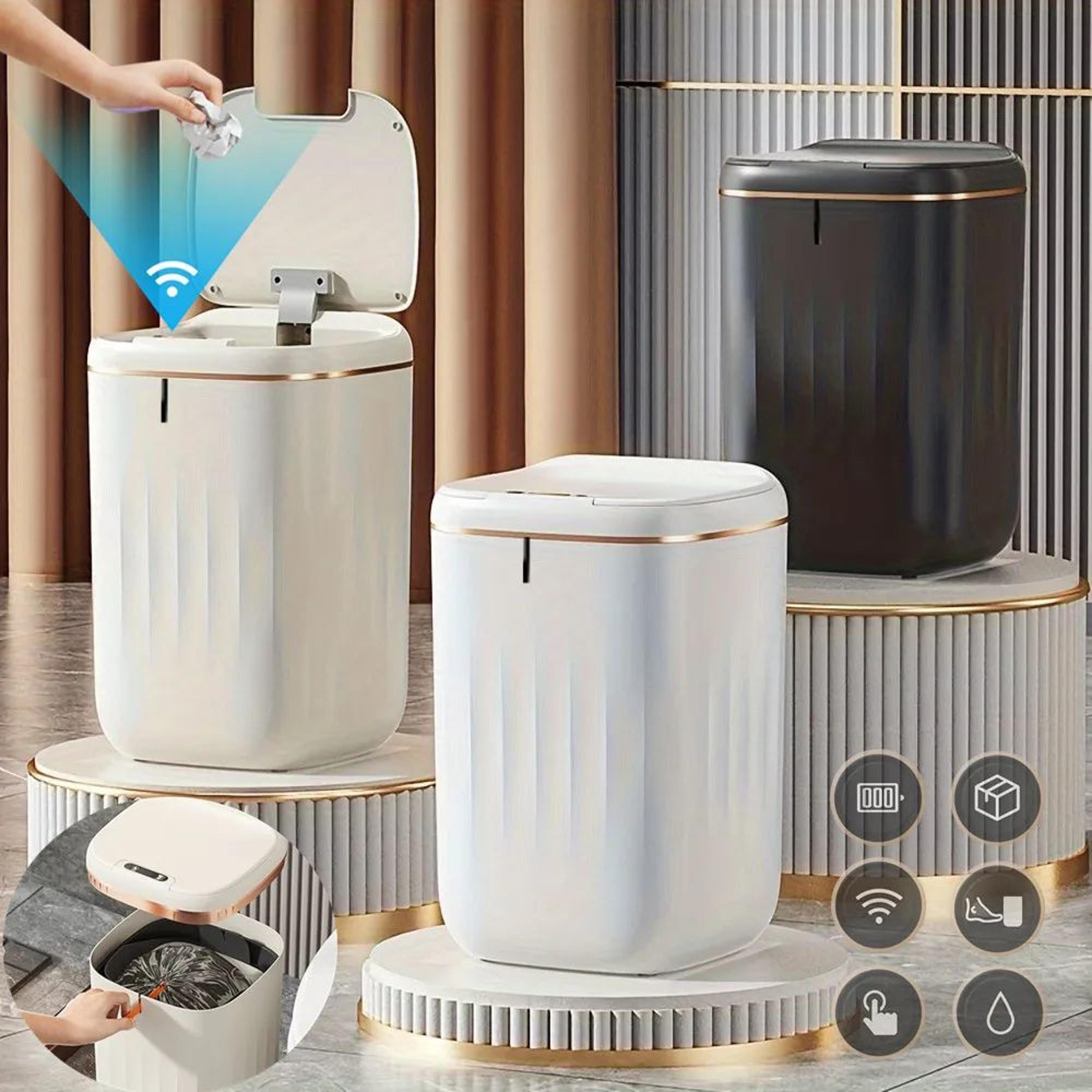 SmartSense 53 Gal Automatic Sensor Trash Can  Waterproof Touchless Kitchen  Bathroom Waste Bin 5