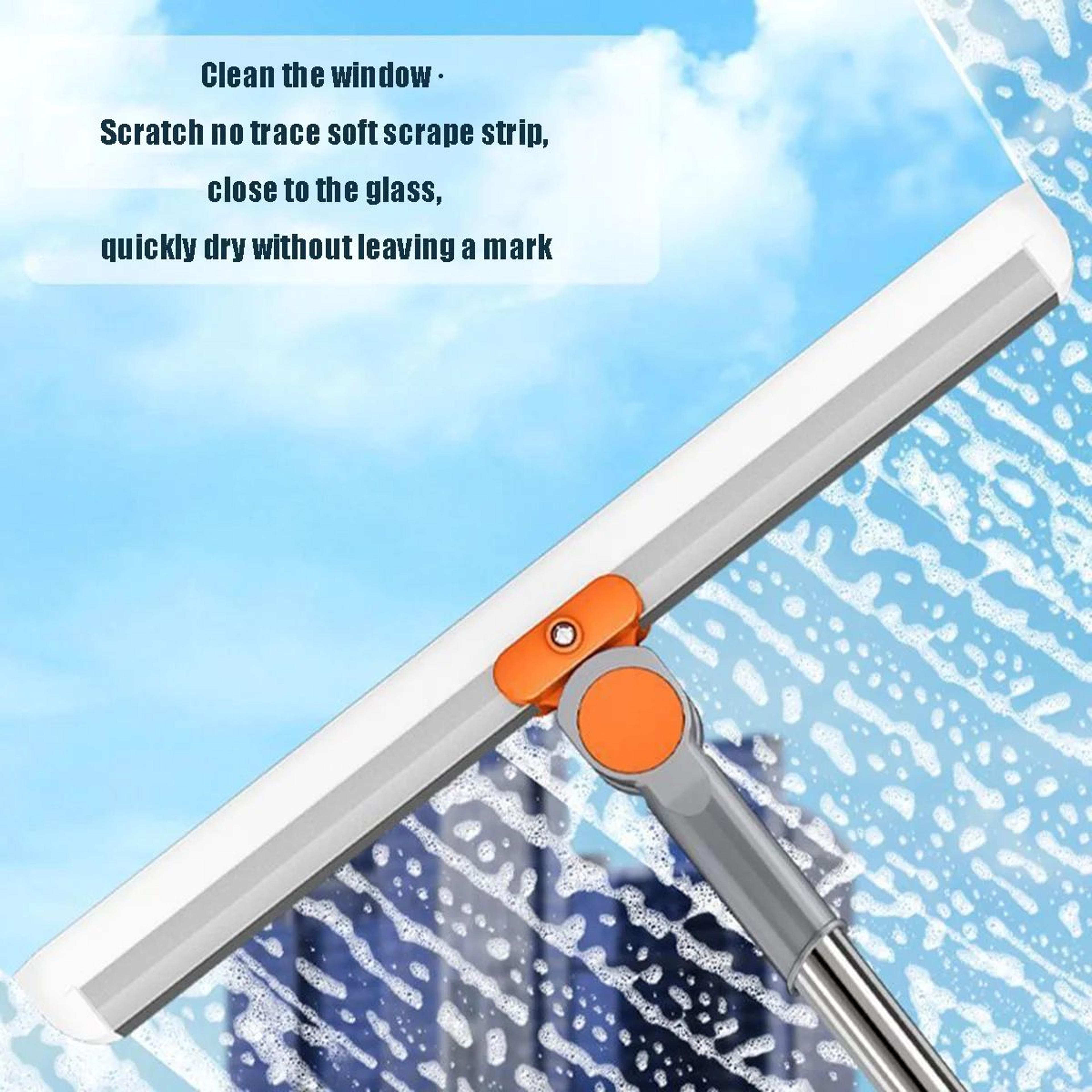 AquaSweep Silicone Scraper Broom  MultiSurface Magic Floor  Glass Wiper Mop For Bathroom  Home Clea 2
