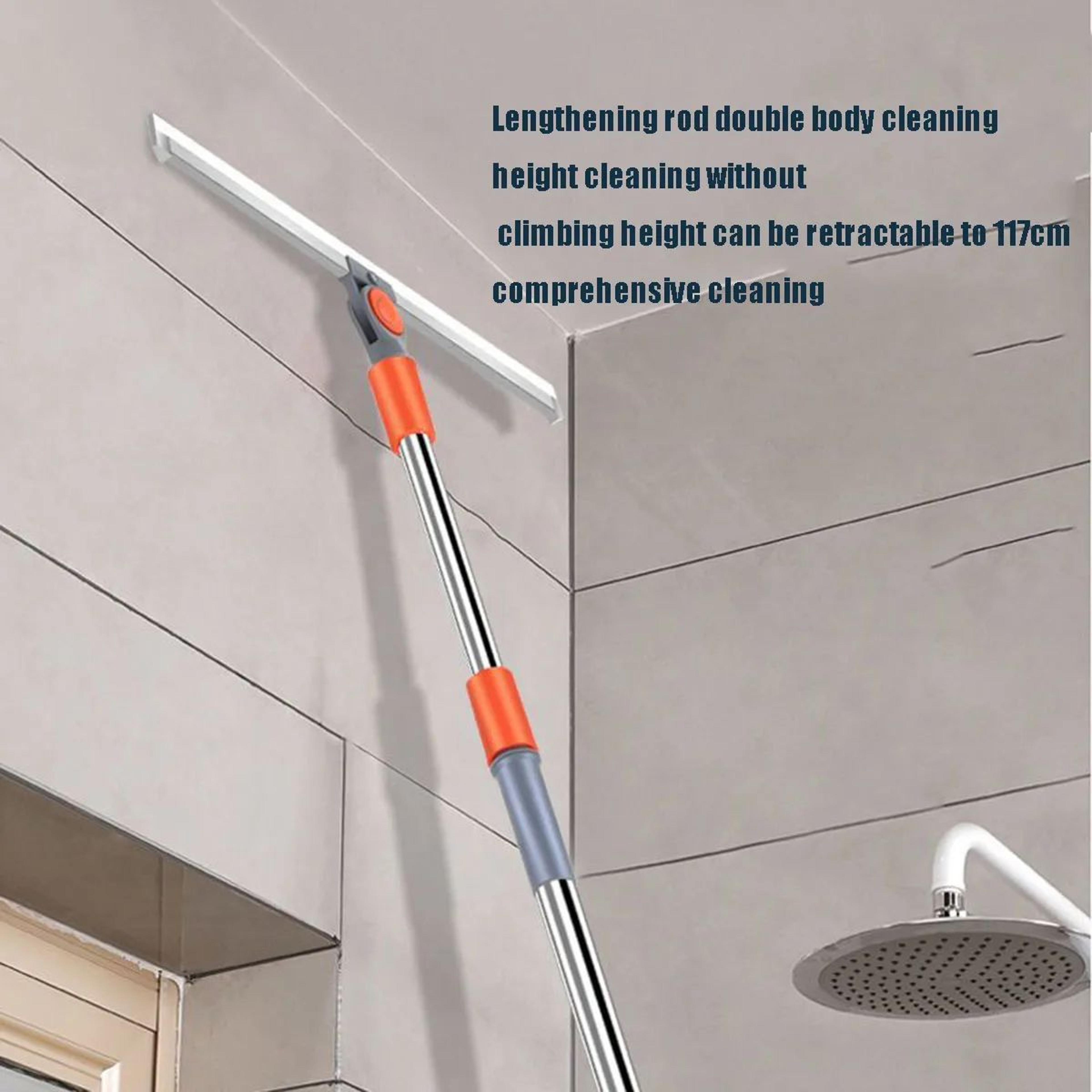 AquaSweep Silicone Scraper Broom  MultiSurface Magic Floor  Glass Wiper Mop For Bathroom  Home Clea 4