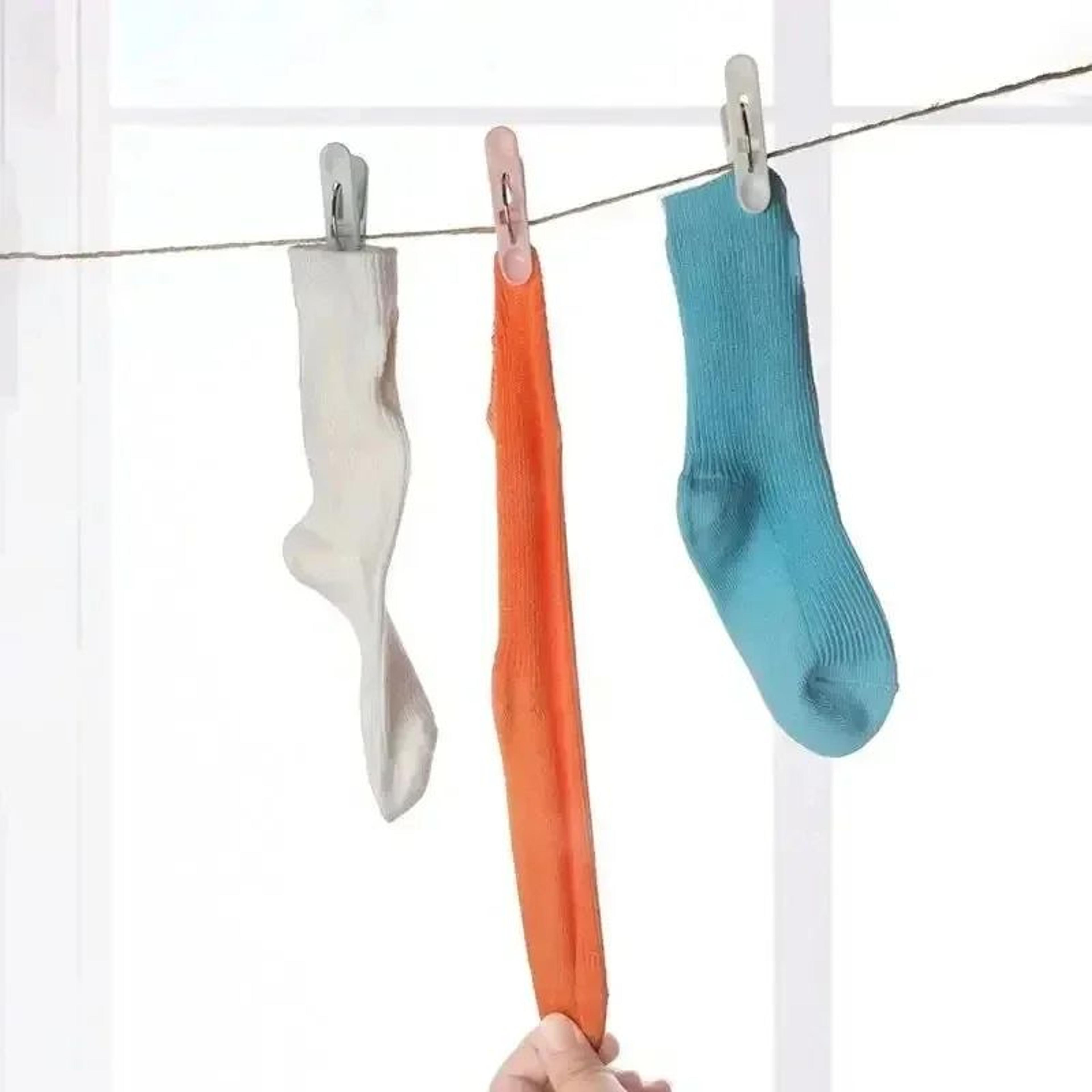 30pcs WindLock MultiUse Clothespins Set  Strong Windproof Laundry  Food Sealing Clips 2