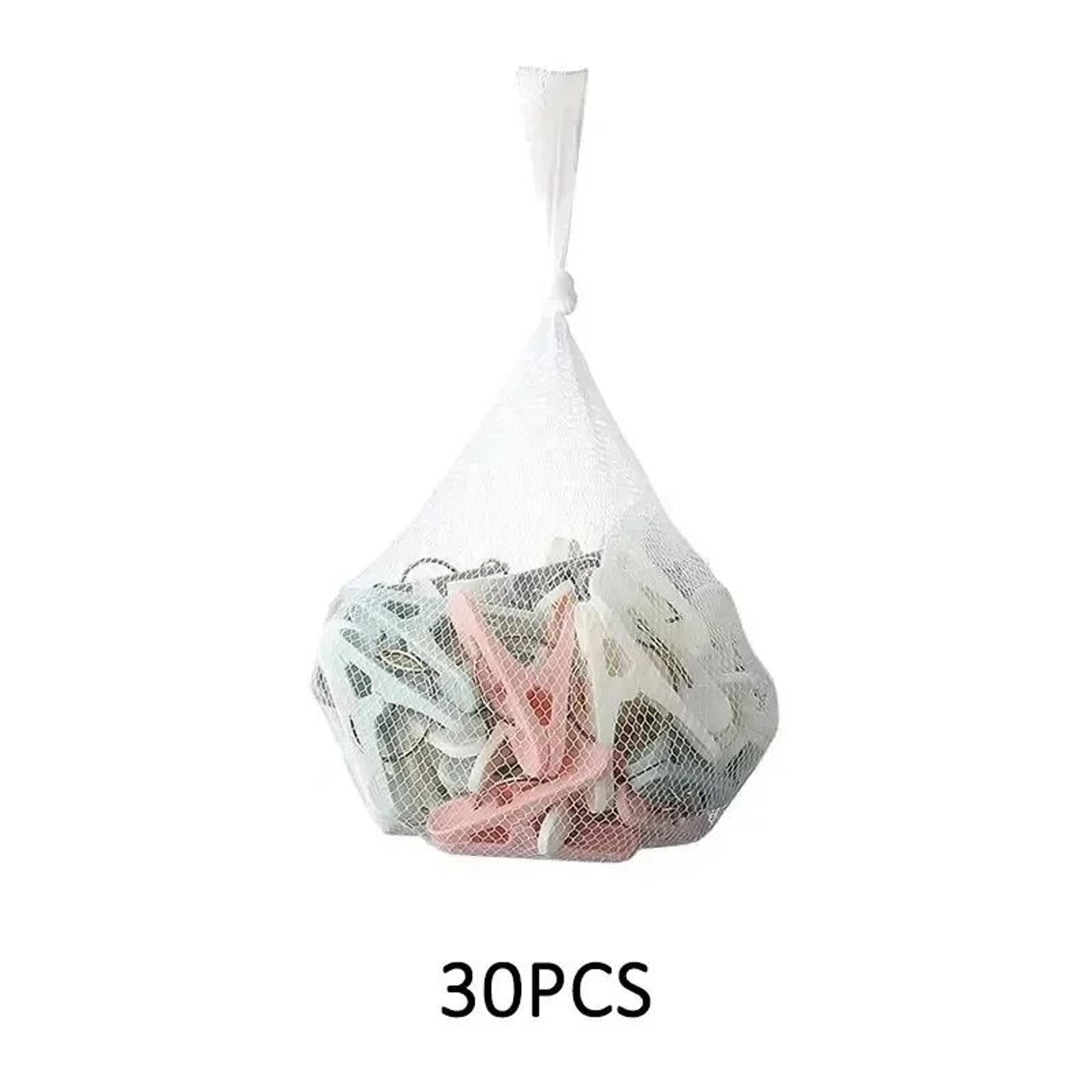 30pcs WindLock MultiUse Clothespins Set  Strong Windproof Laundry  Food Sealing Clips 6