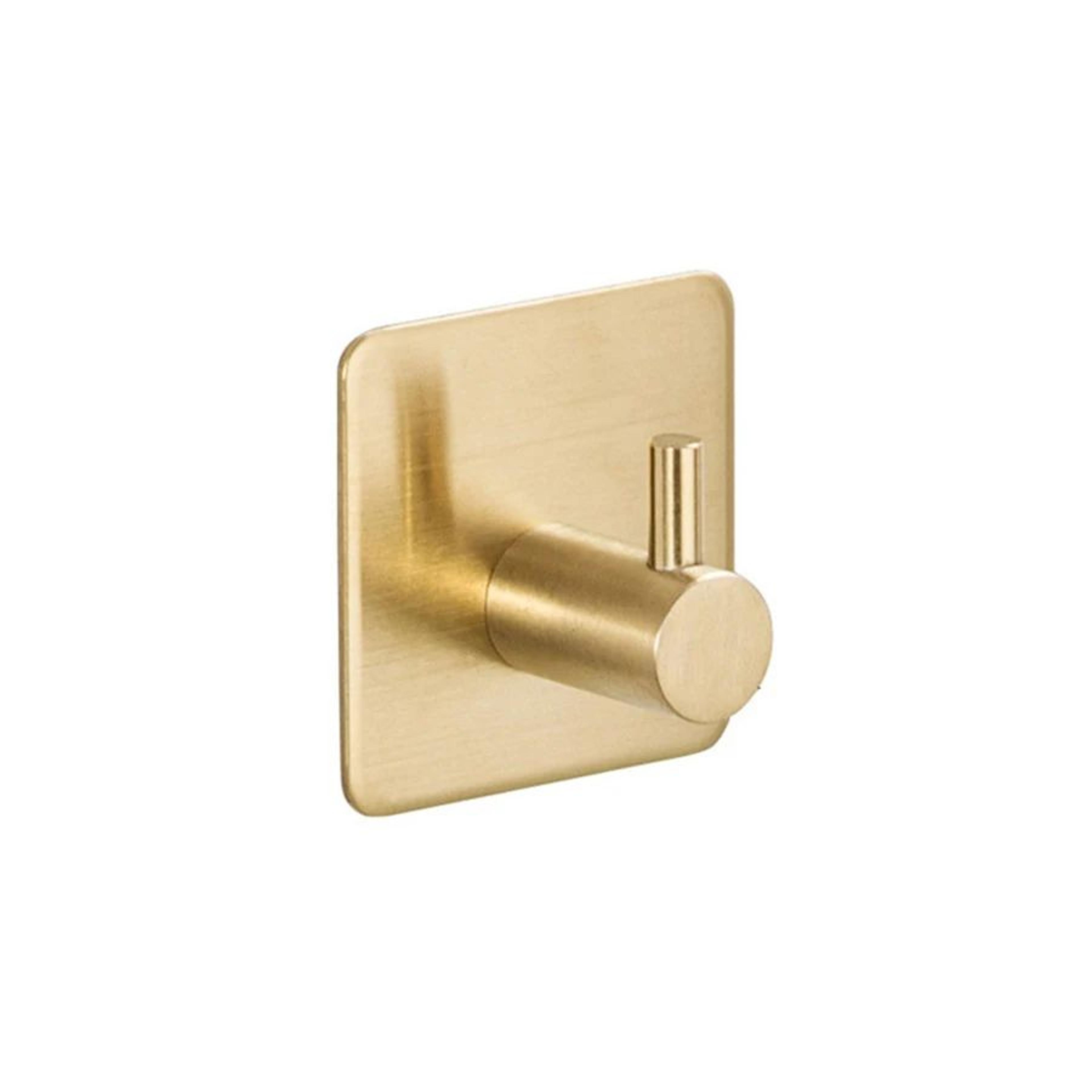 Modern Stainless Steel Adhesive Hooks  HeavyDuty Wall Hooks For Bathroom Kitchen  Home Storage 6