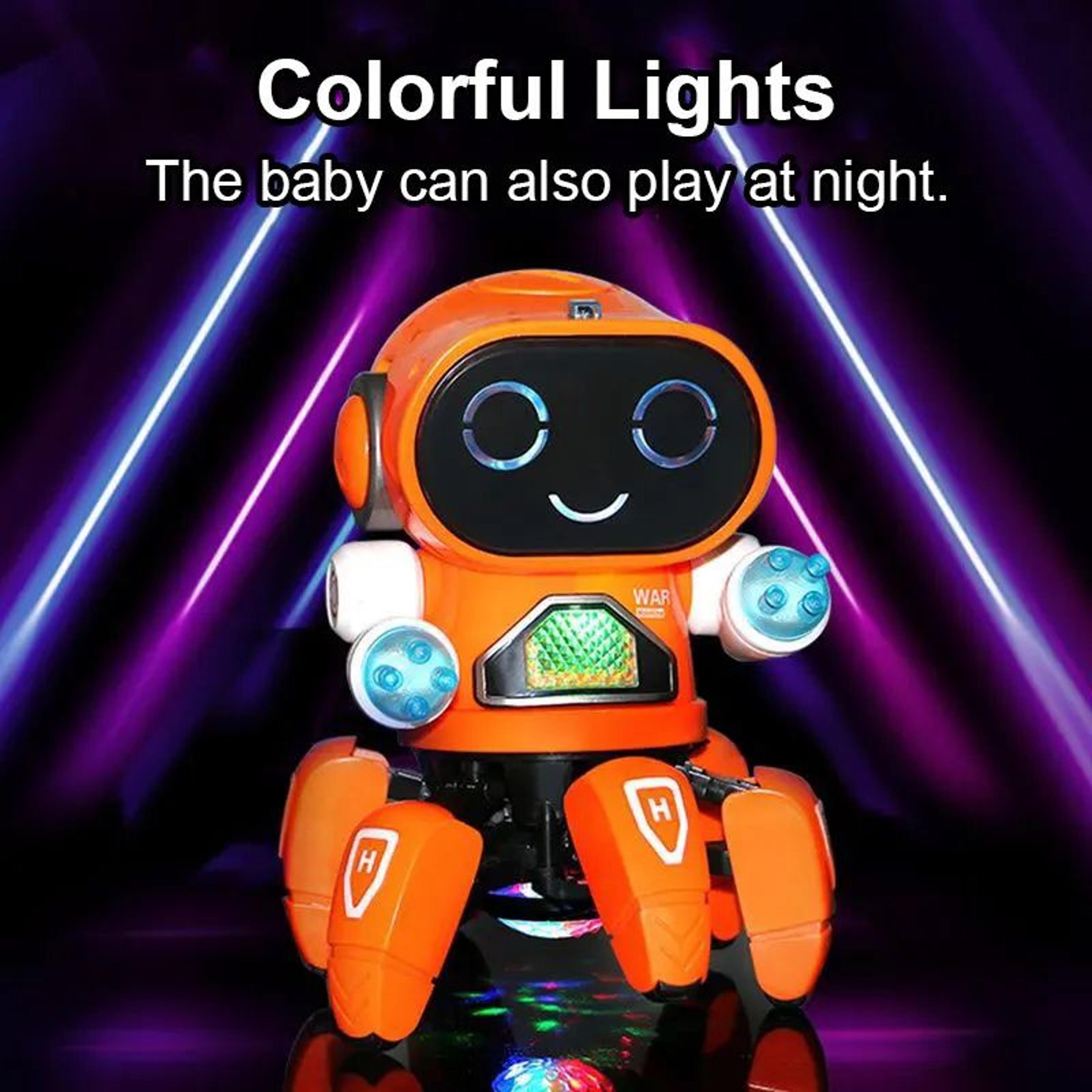 Dancing Robot Toy With Lights  Music  6Claw Octopus Spider Interactive Kids Birthday Gift 5