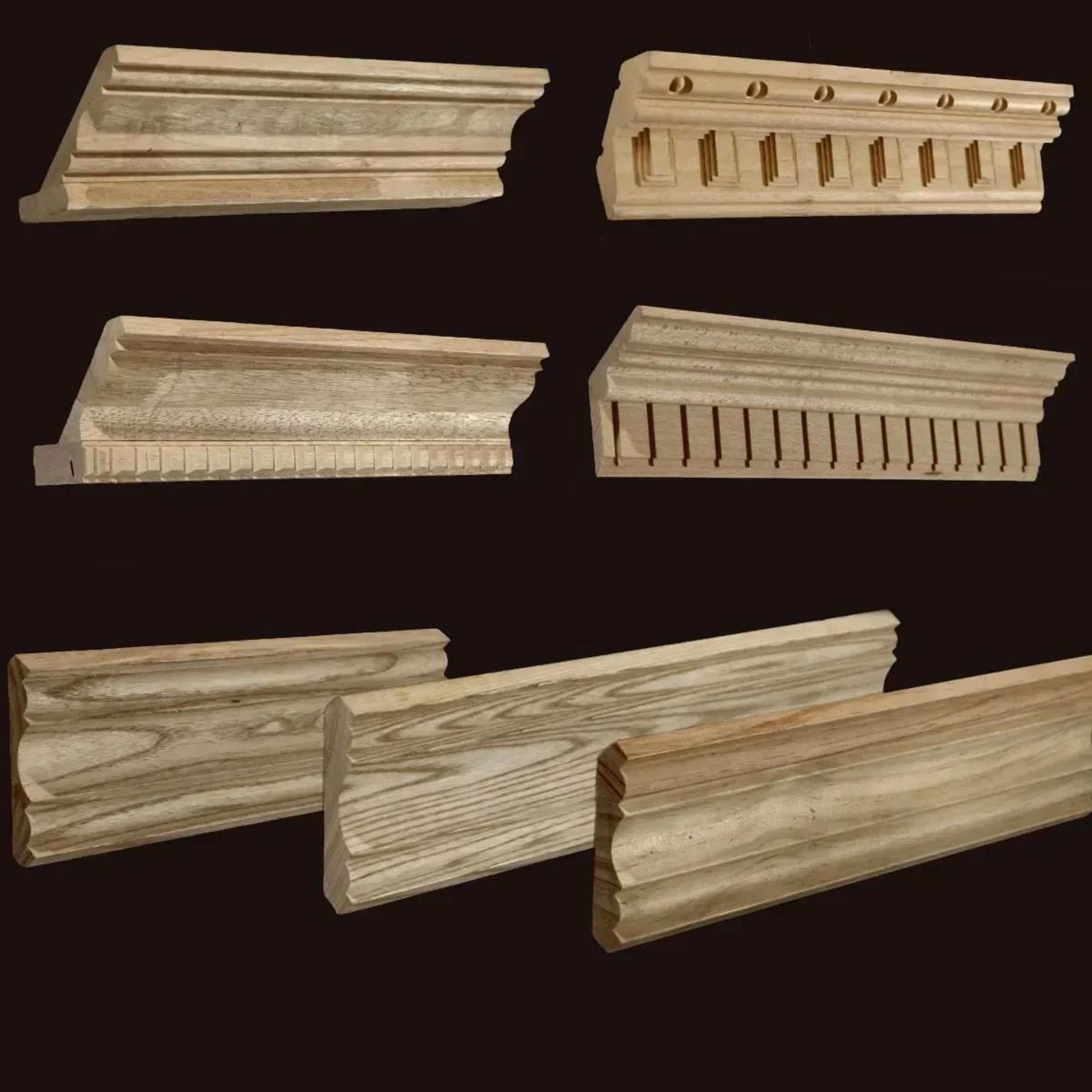 wood decorative moldings & corner appliques – carved furniture trim decals for cabinet wall home decor