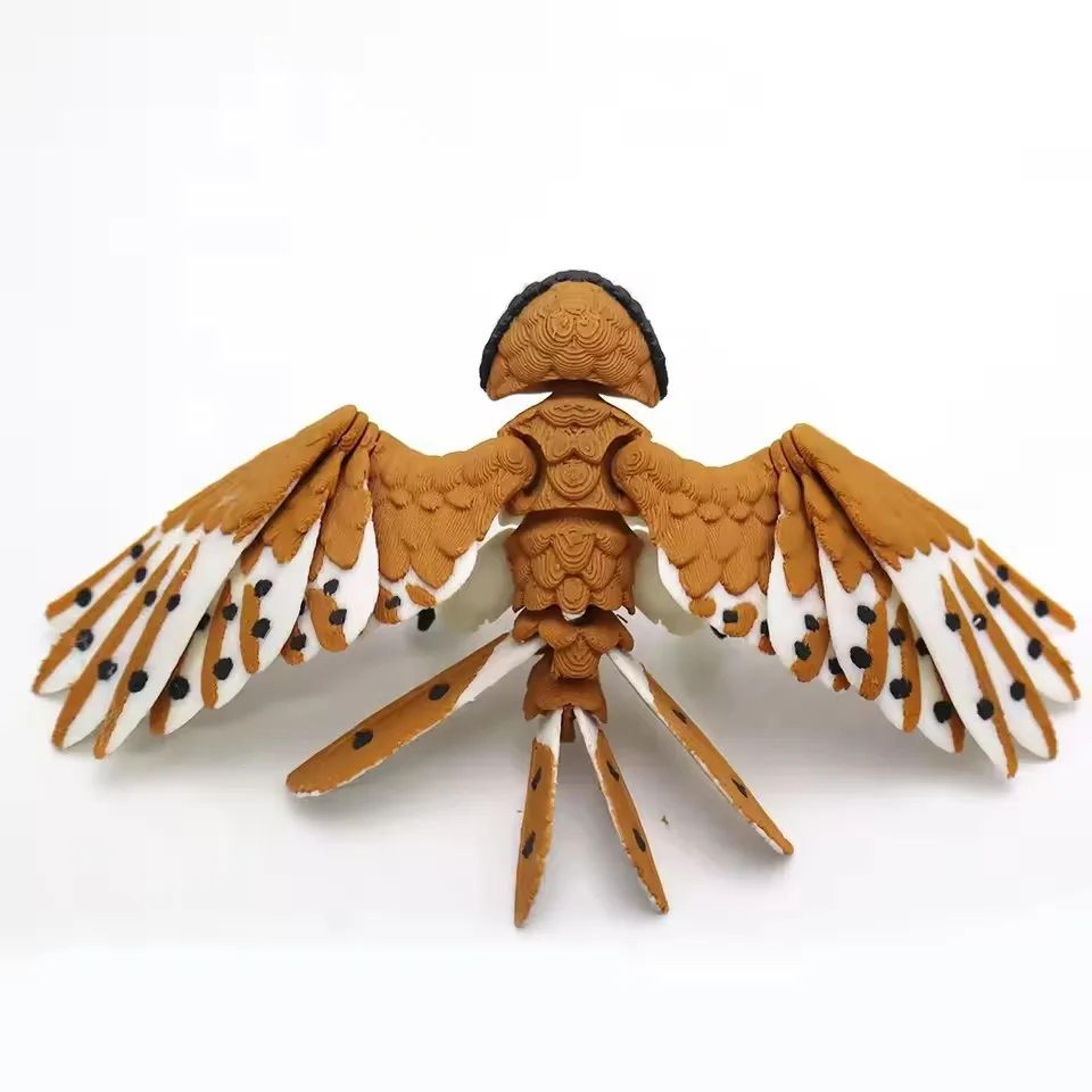 3D Printed Eagle Hawk Movable Figurine  Realistic Bird Model DIY Home Decor Gift 2