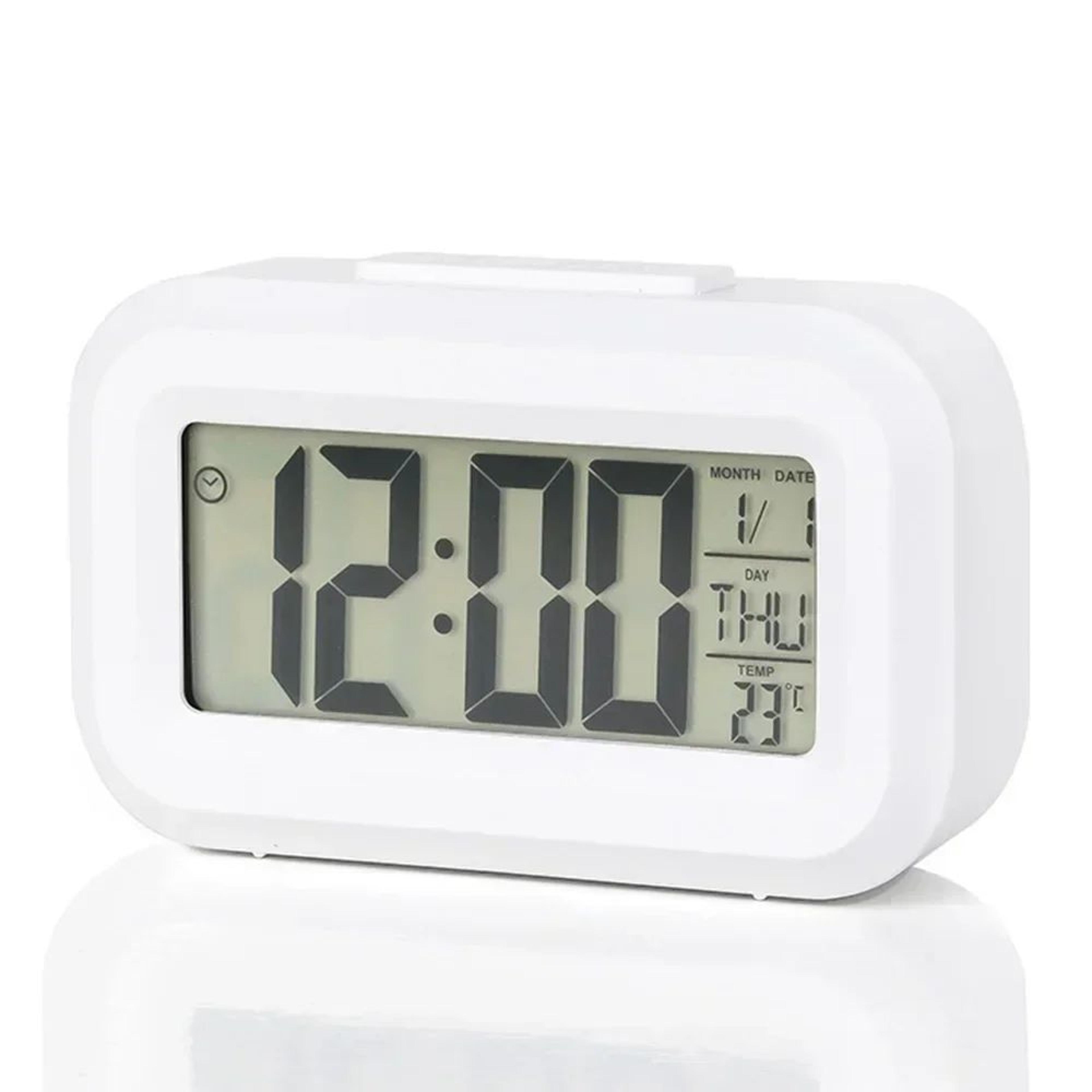LED Digital Alarm Clock With Backlight  MultiFunction Desk Clock With Temperature Calendar  Snooze 10