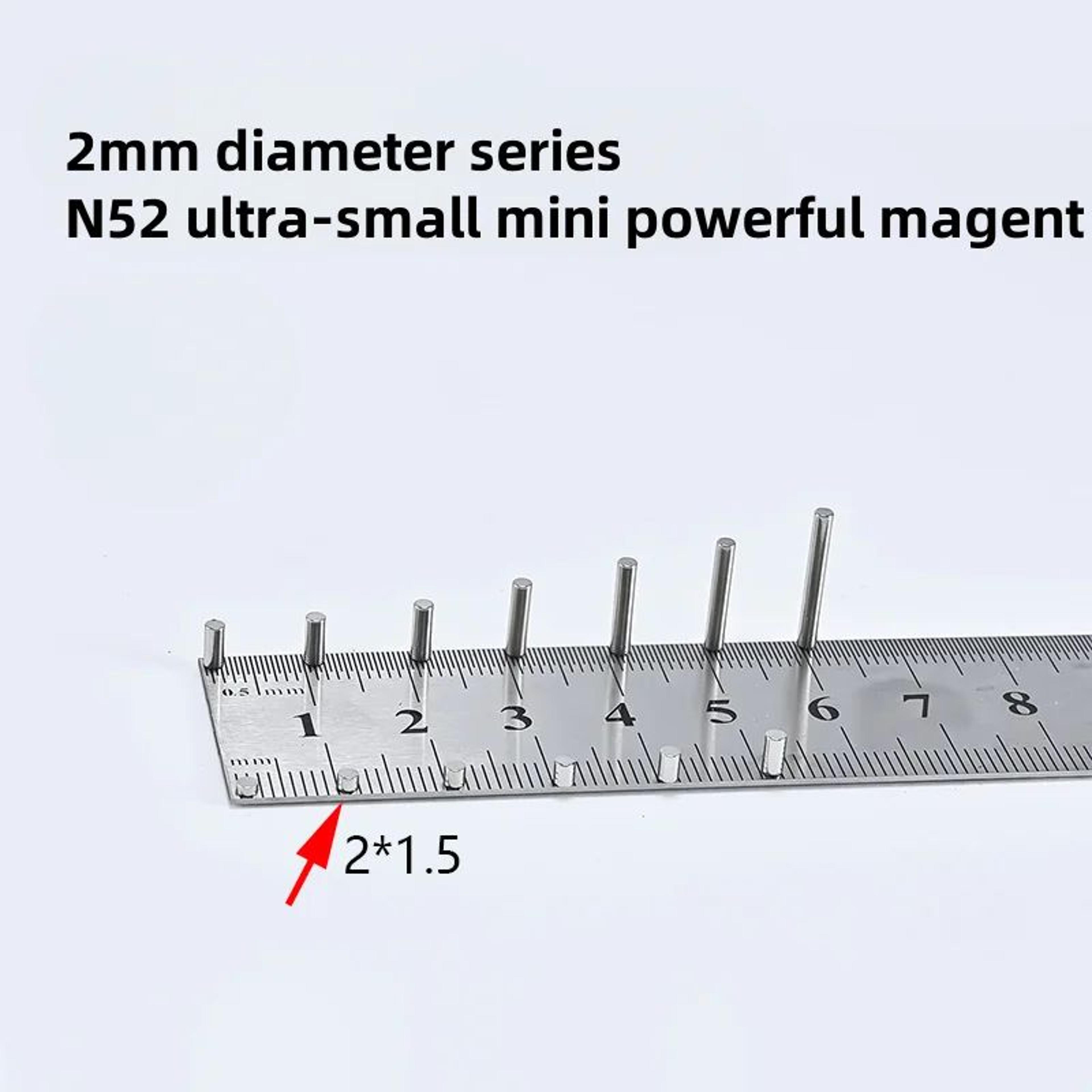 N52 Mini Round Neodymium Magnets Set 10PCS  UltraStrong Small Refrigerator Magnets 16