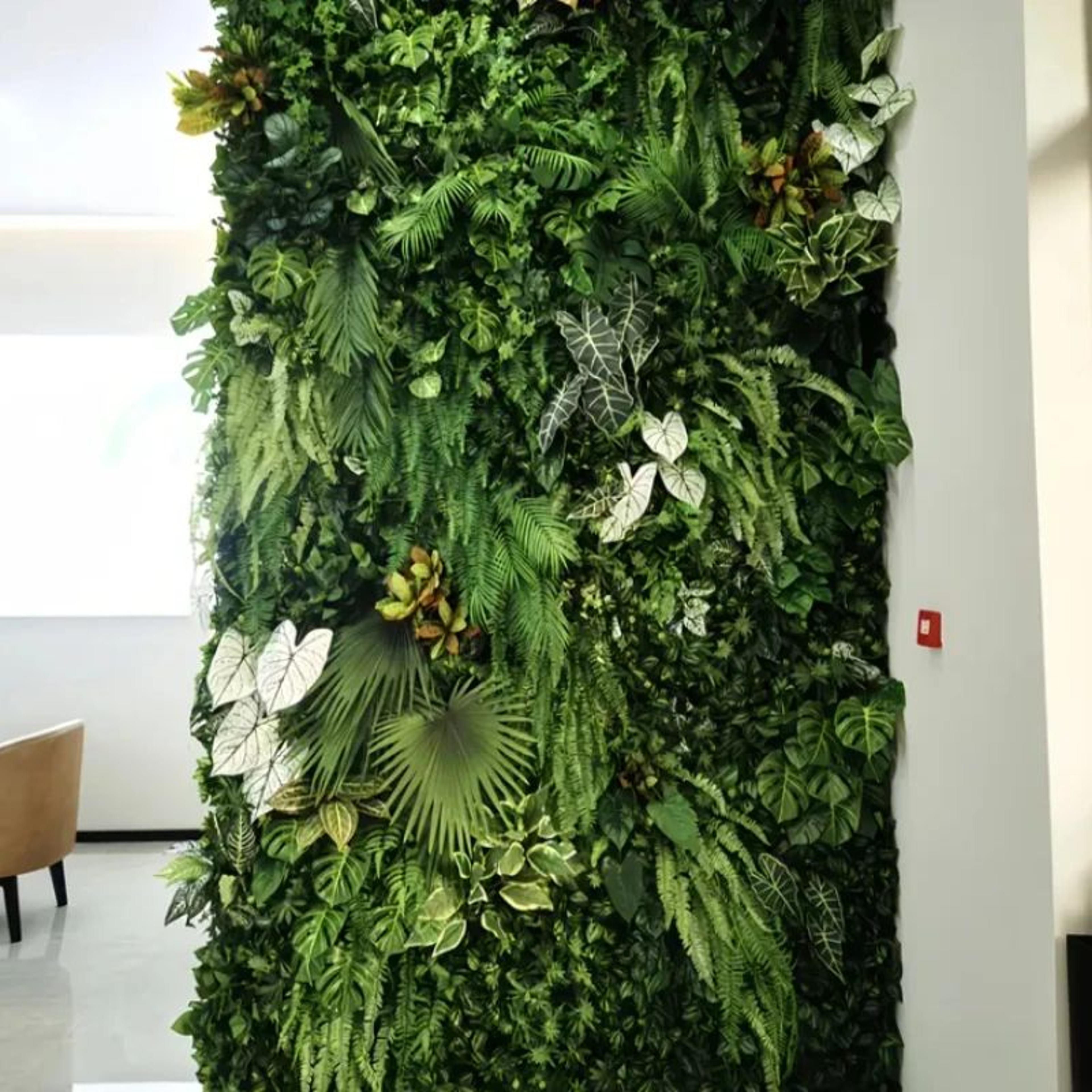 Artificial Boxwood Grass Wall Panels  UVResistant Realistic Greenery Privacy Panels For Indoor Outd 5