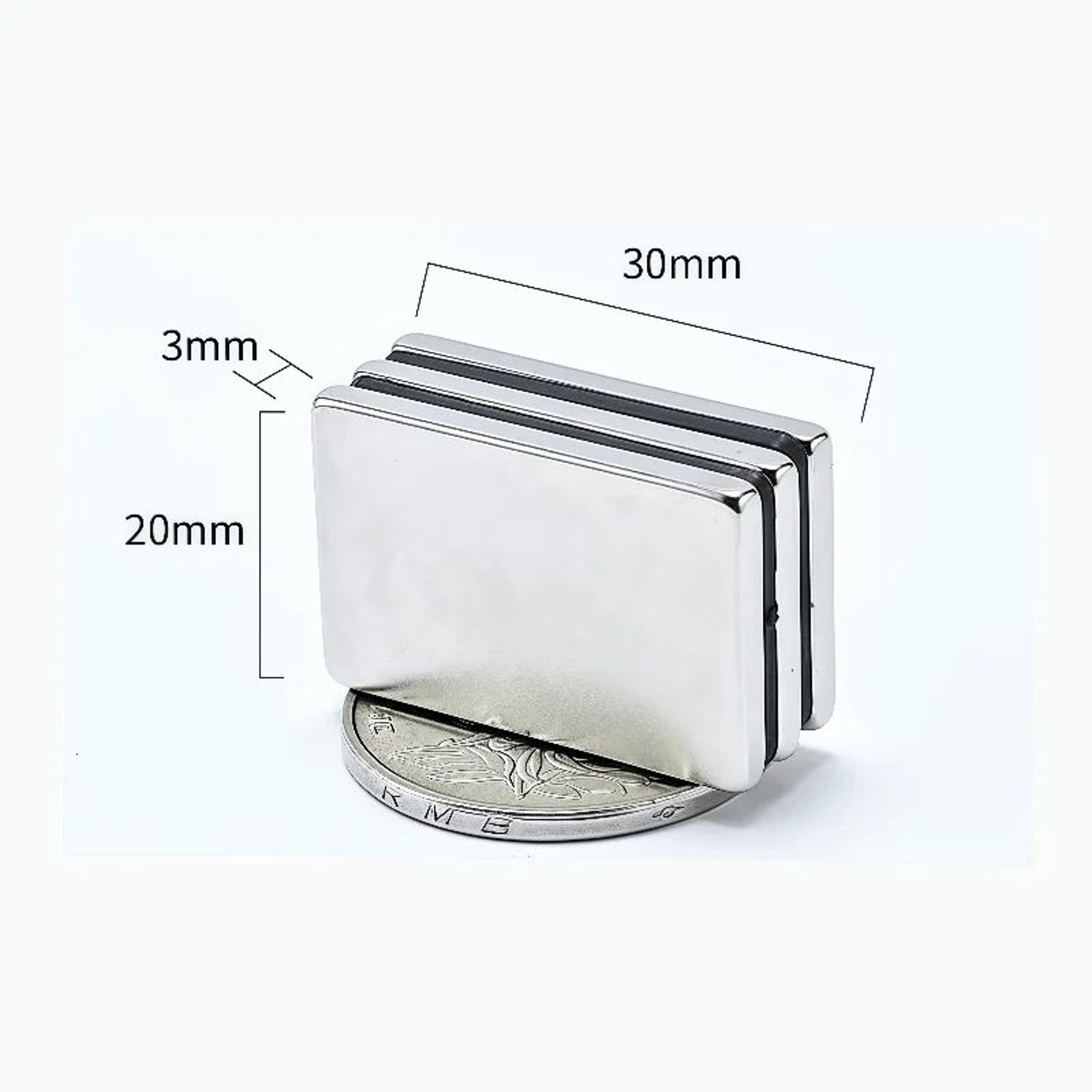 10pcs N52 Strong Neodymium Square Magnets Set  Heavy Duty Magnetic Blocks For Office Fridge  DIY Us 8