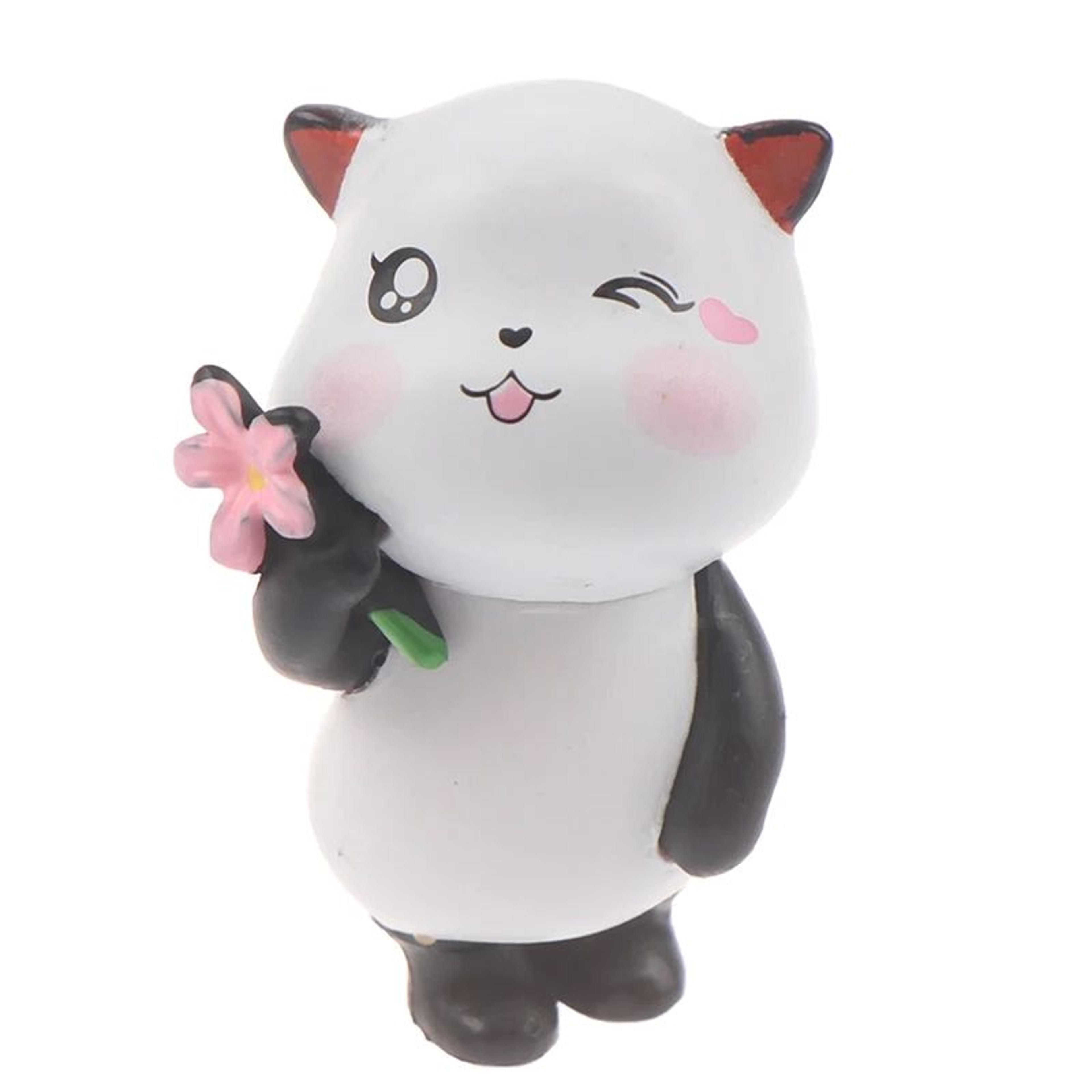 Mini Cute Animal Figurine Cat Decor  Resin Fairy Garden Miniature Bonsai DIY Landscape Ornament 5