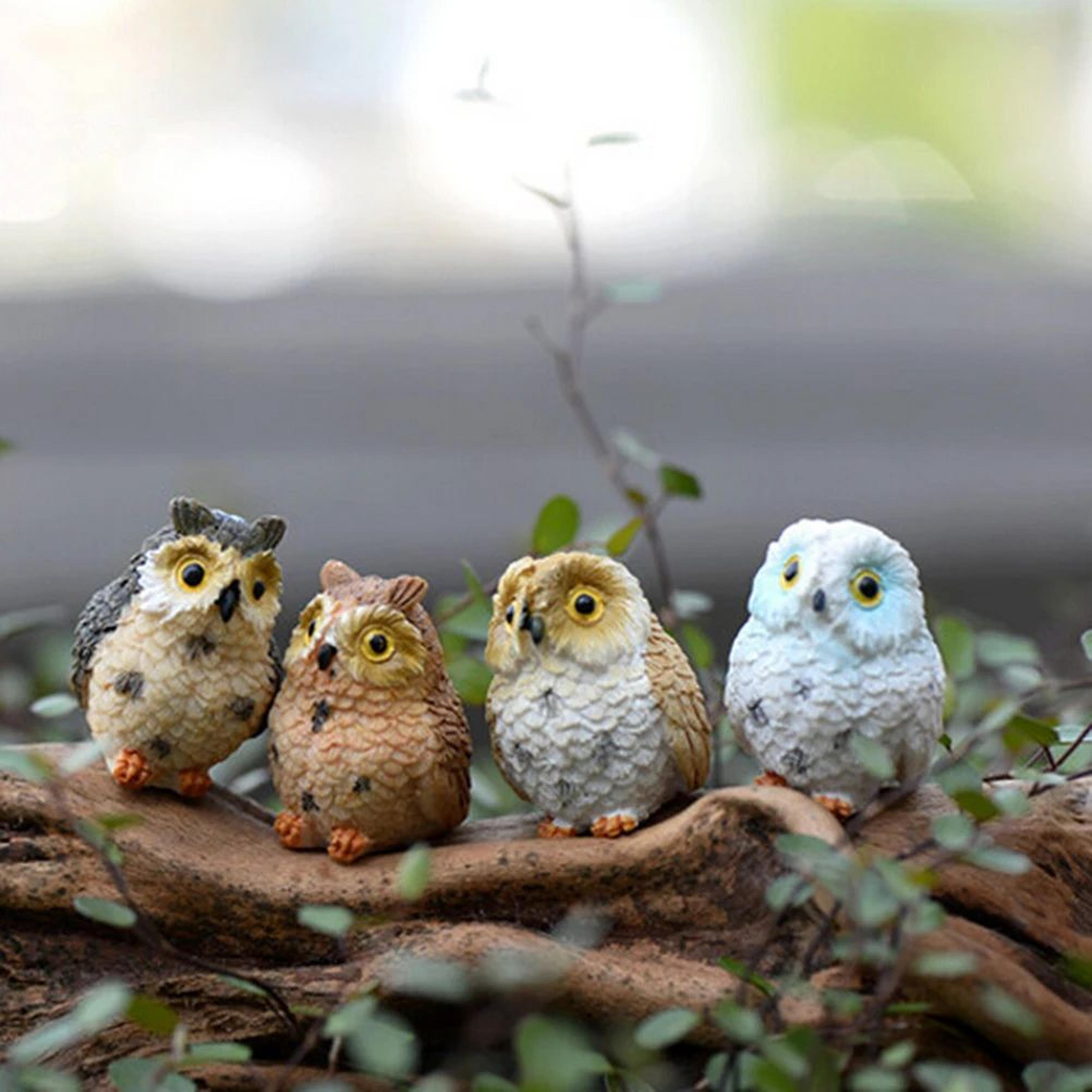 Mini Cute Animal Figurine Cat Decor  Resin Fairy Garden Miniature Bonsai DIY Landscape Ornament 11