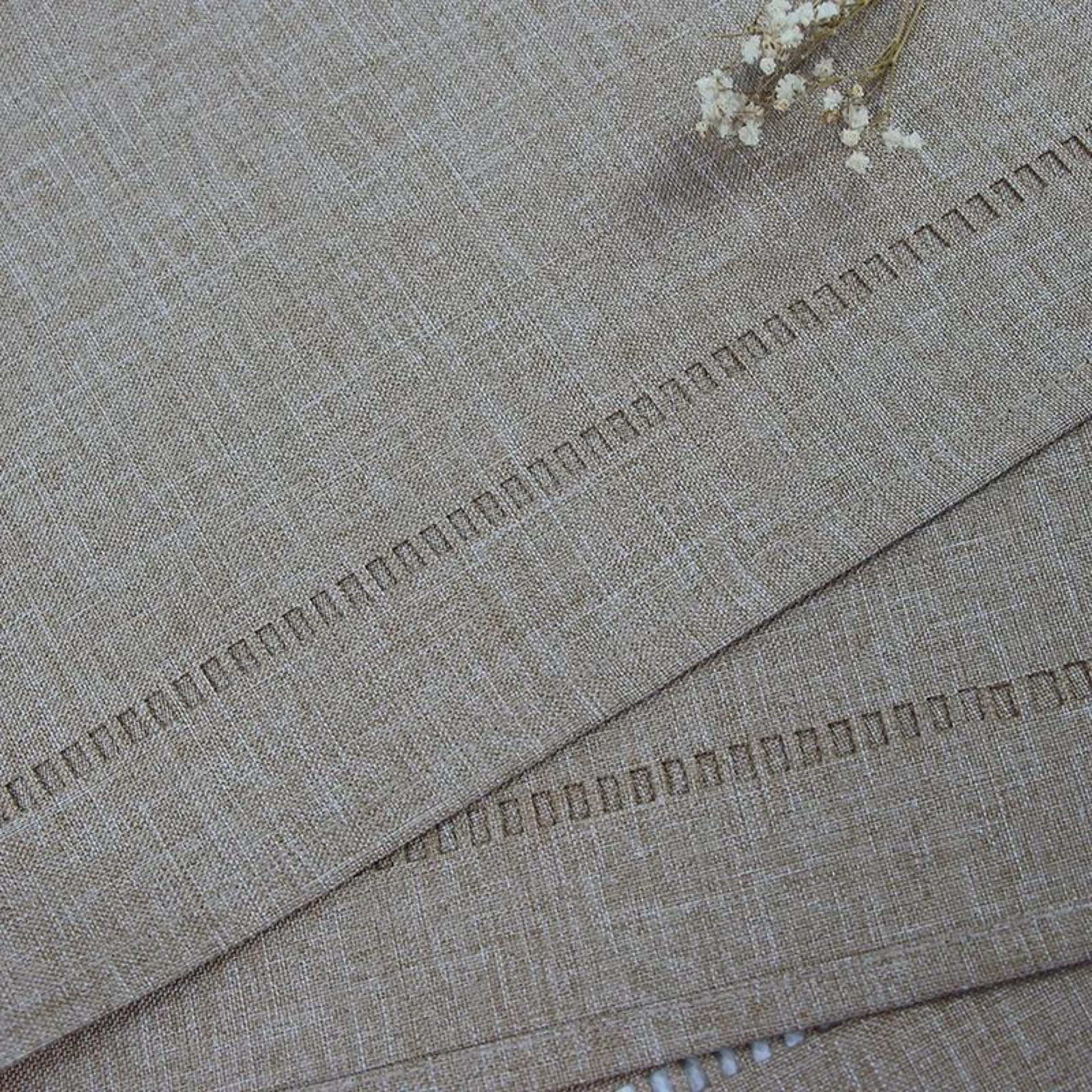 Elegant Linen Table Runner For Dining Table  Events  2 Size Long Farmhouse Tablecloth Decor 4