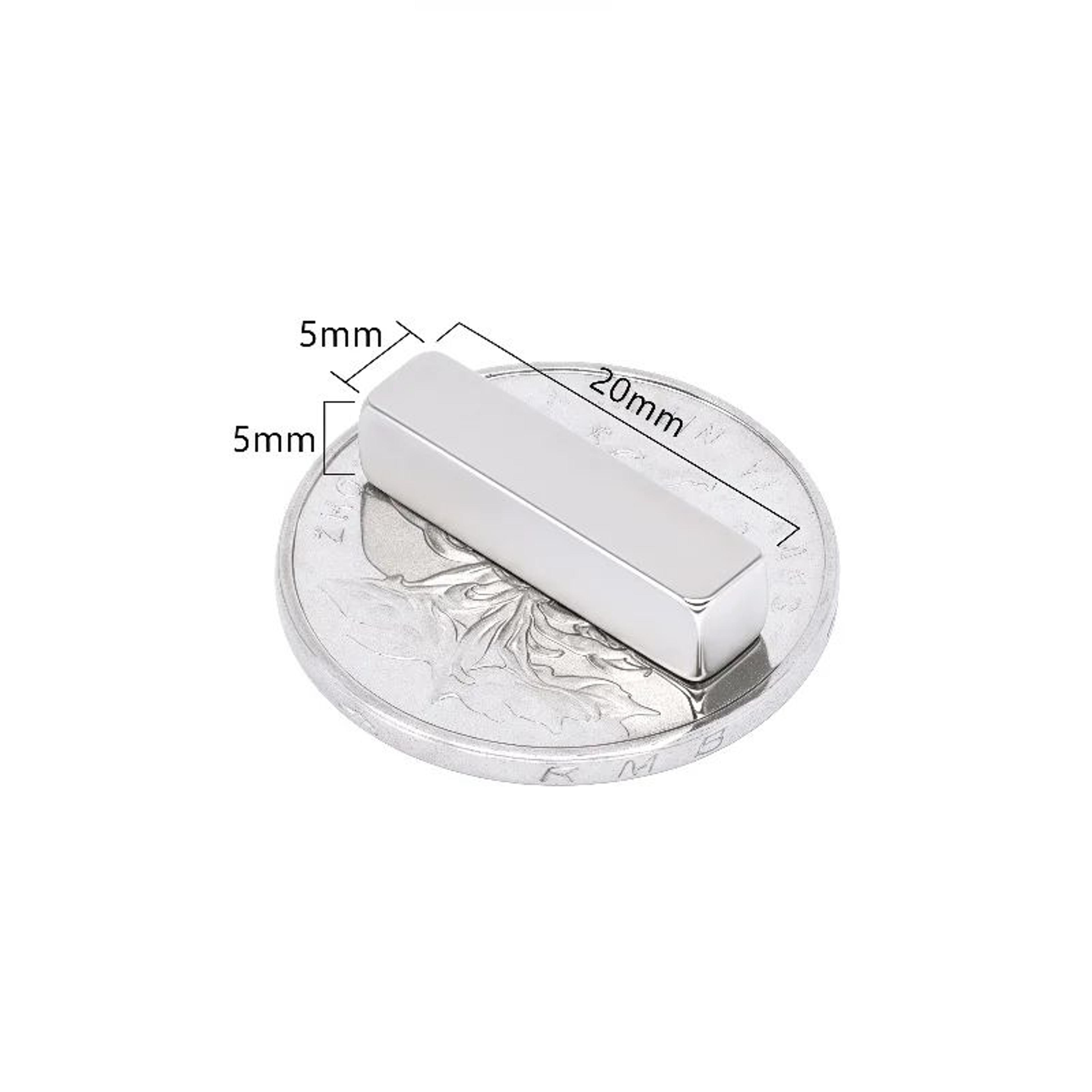 N52 Strong Square Magnets Set  10pcs Heavy Duty Fridge  Office Neodymium Magnets 12