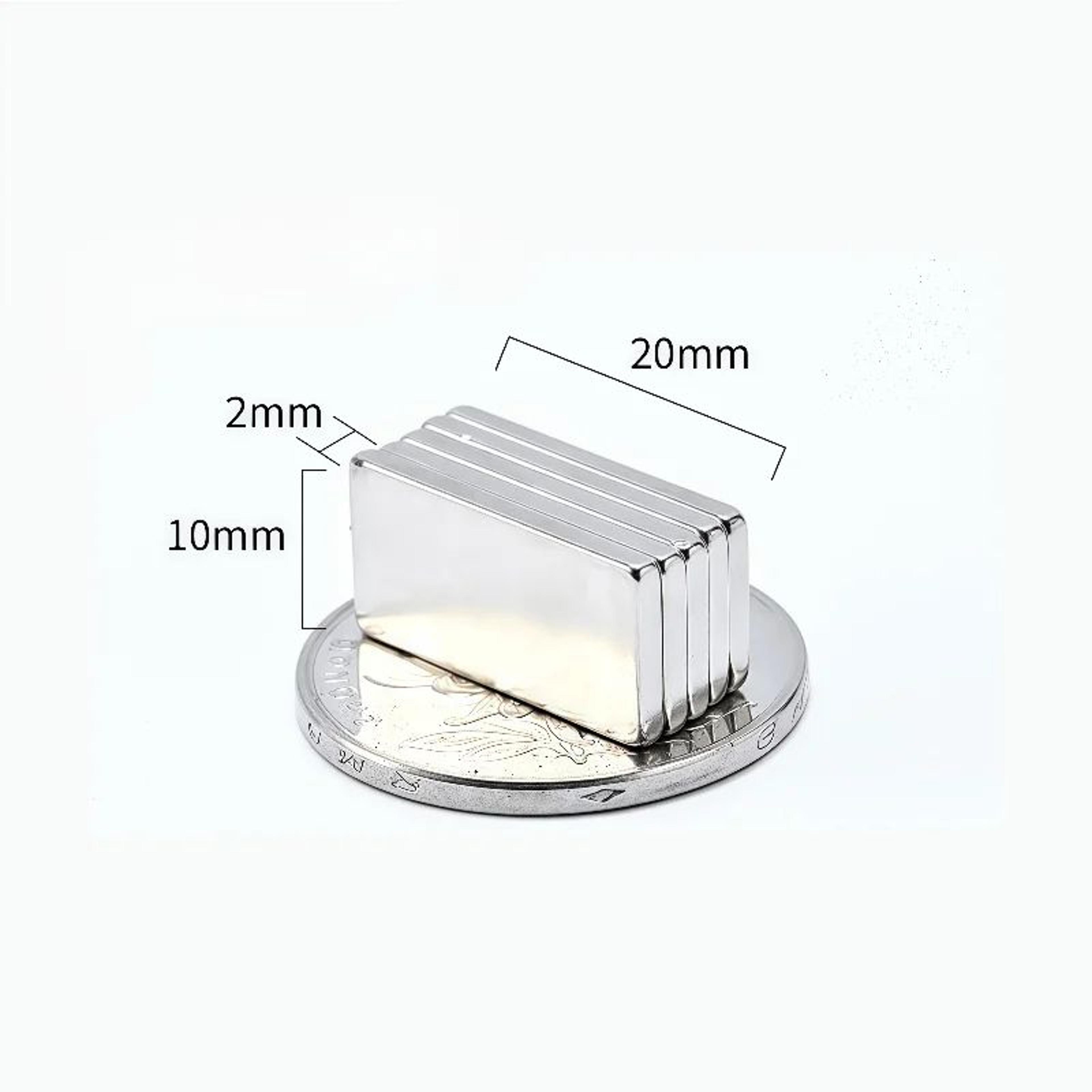 N52 Strong Square Magnets Set  10pcs Heavy Duty Fridge  Office Neodymium Magnets 13