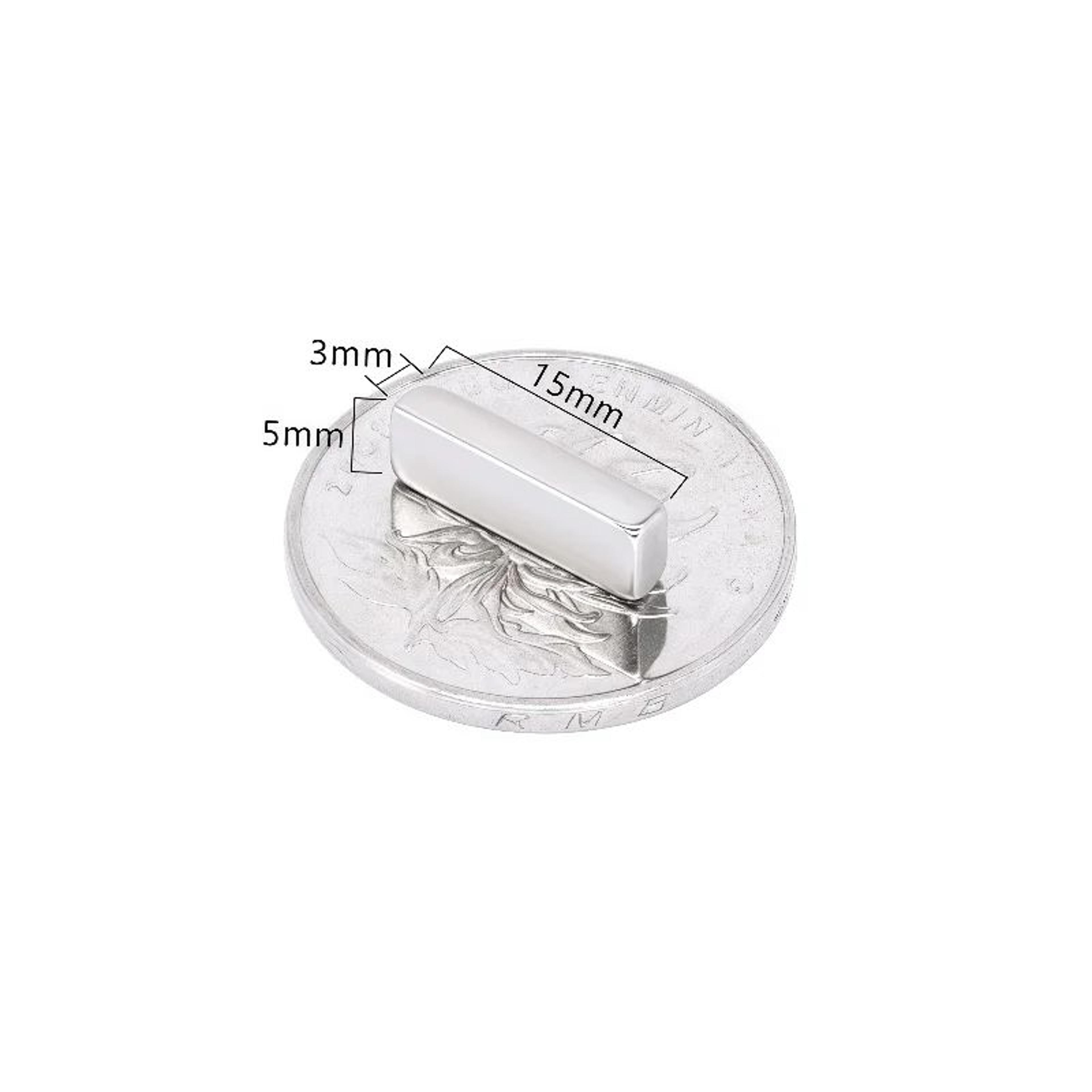 N52 Strong Square Magnets Set  10pcs Heavy Duty Fridge  Office Neodymium Magnets 10