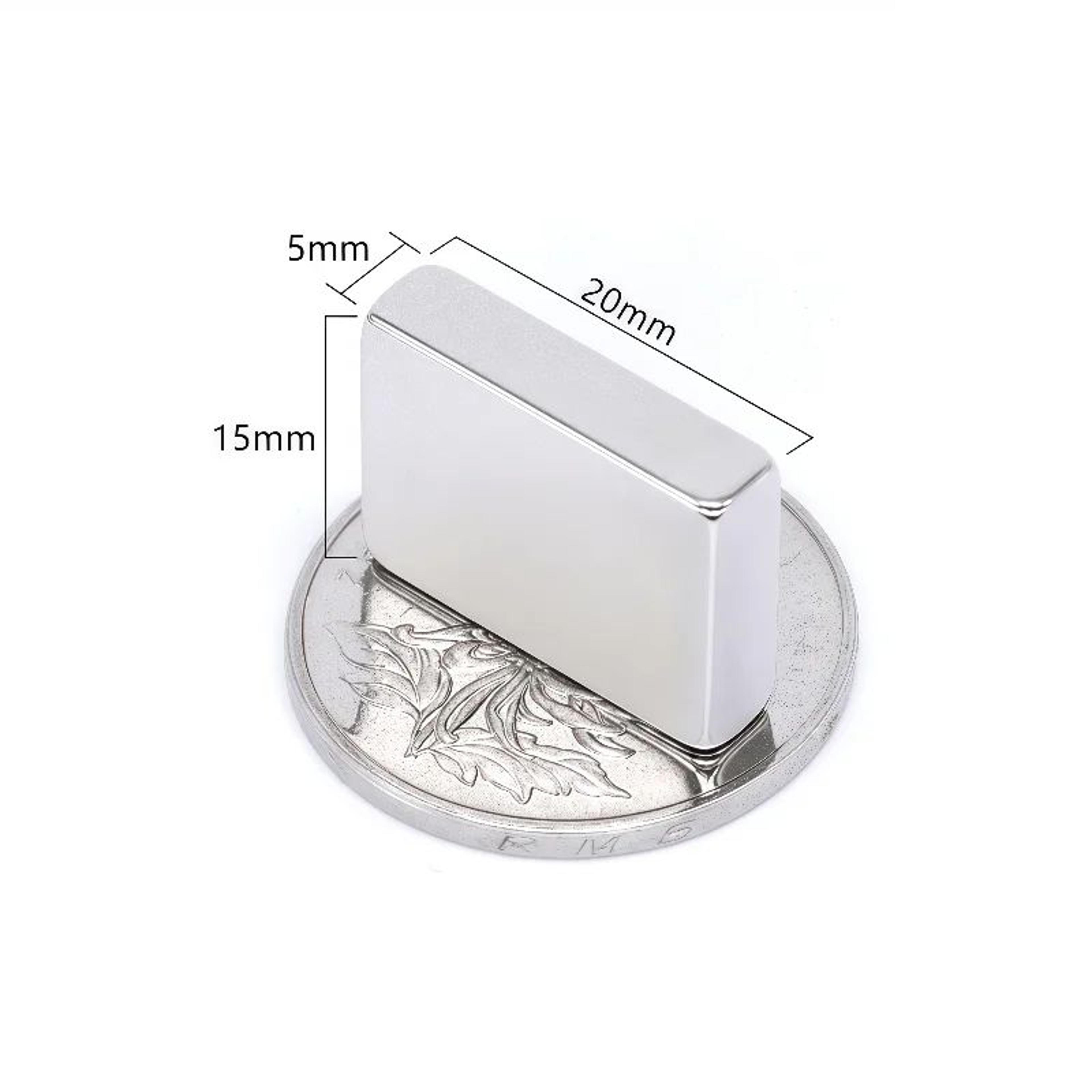 N52 Strong Square Magnets Set  10pcs Heavy Duty Fridge  Office Neodymium Magnets 19