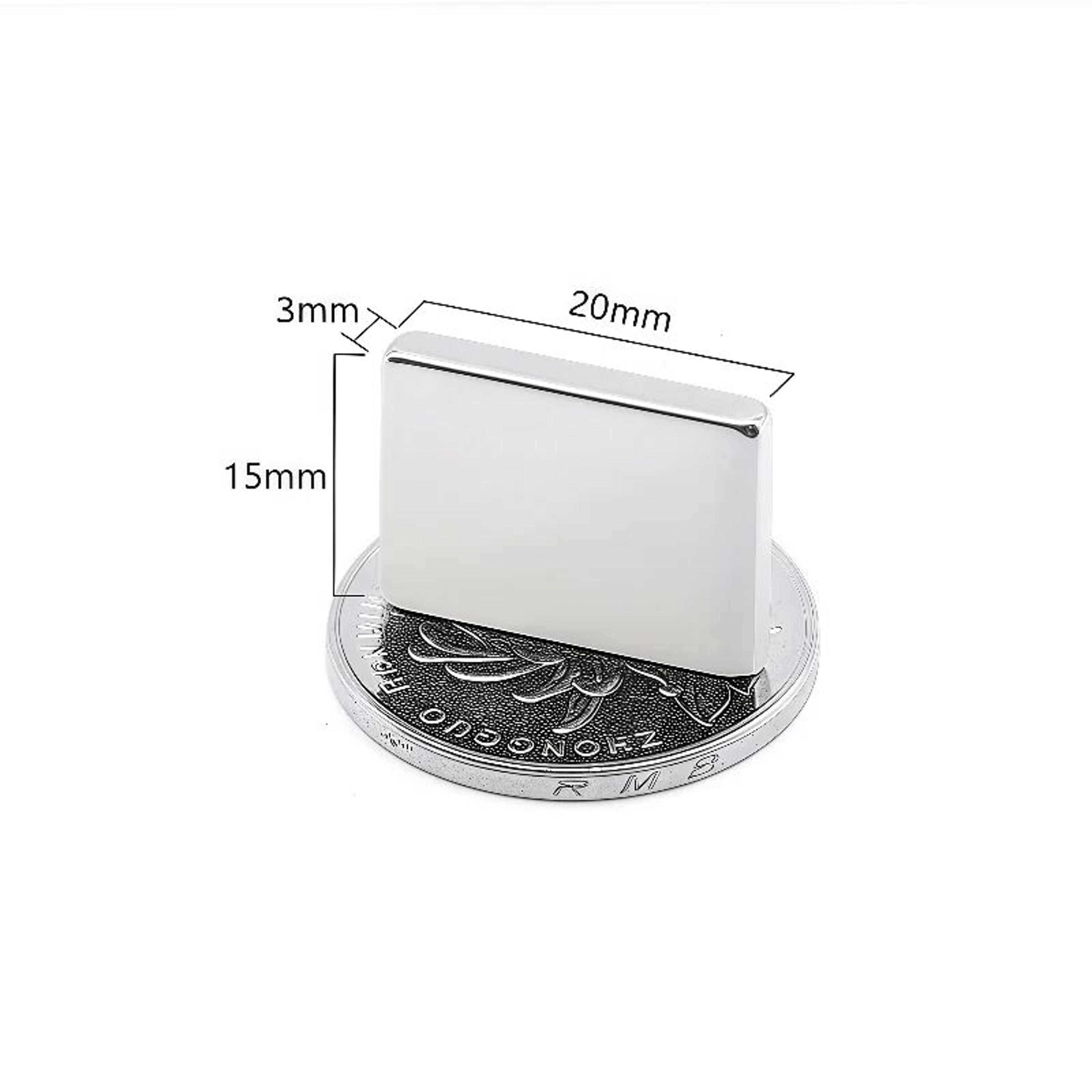 N52 Strong Square Magnets Set  10pcs Heavy Duty Fridge  Office Neodymium Magnets 25