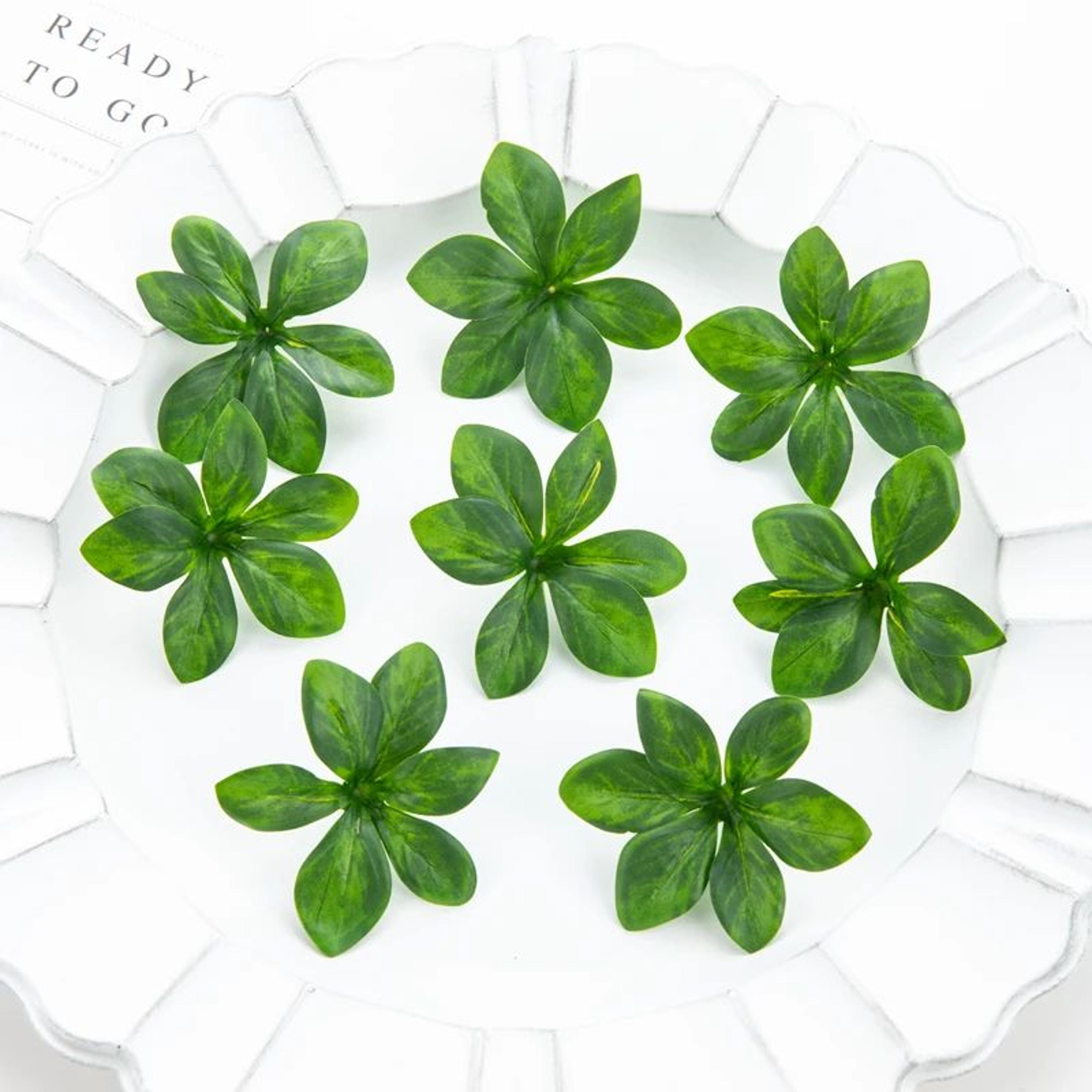 50pcs Artificial Bell Leaf  Rose Flowers  Hanging Faux Greenery For DIY Wreaths Wedding  Home Decor 2