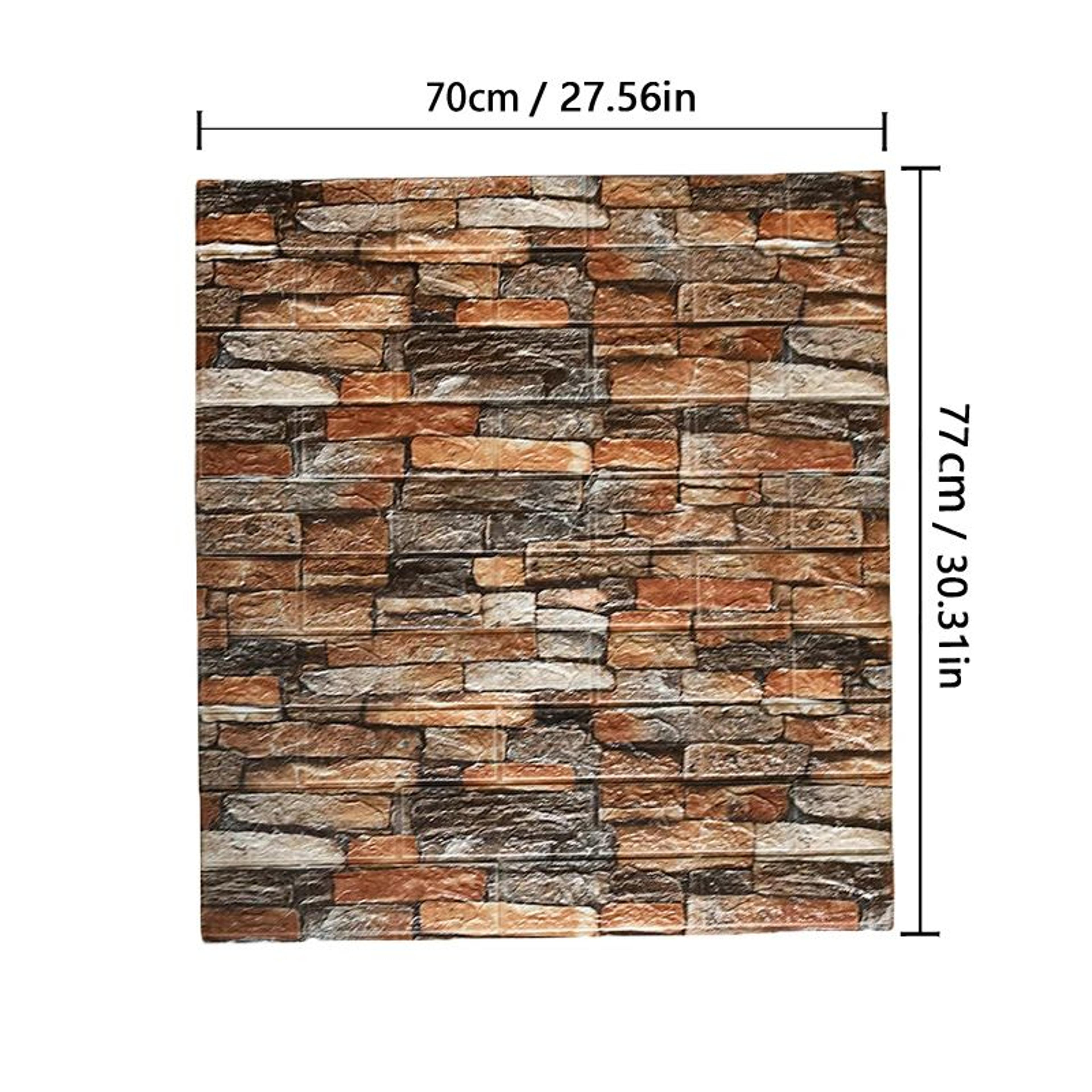 3D SelfAdhesive Brick Wall Panels  Waterproof Foam Peel  Stick Wallpaper For Home Decor 10