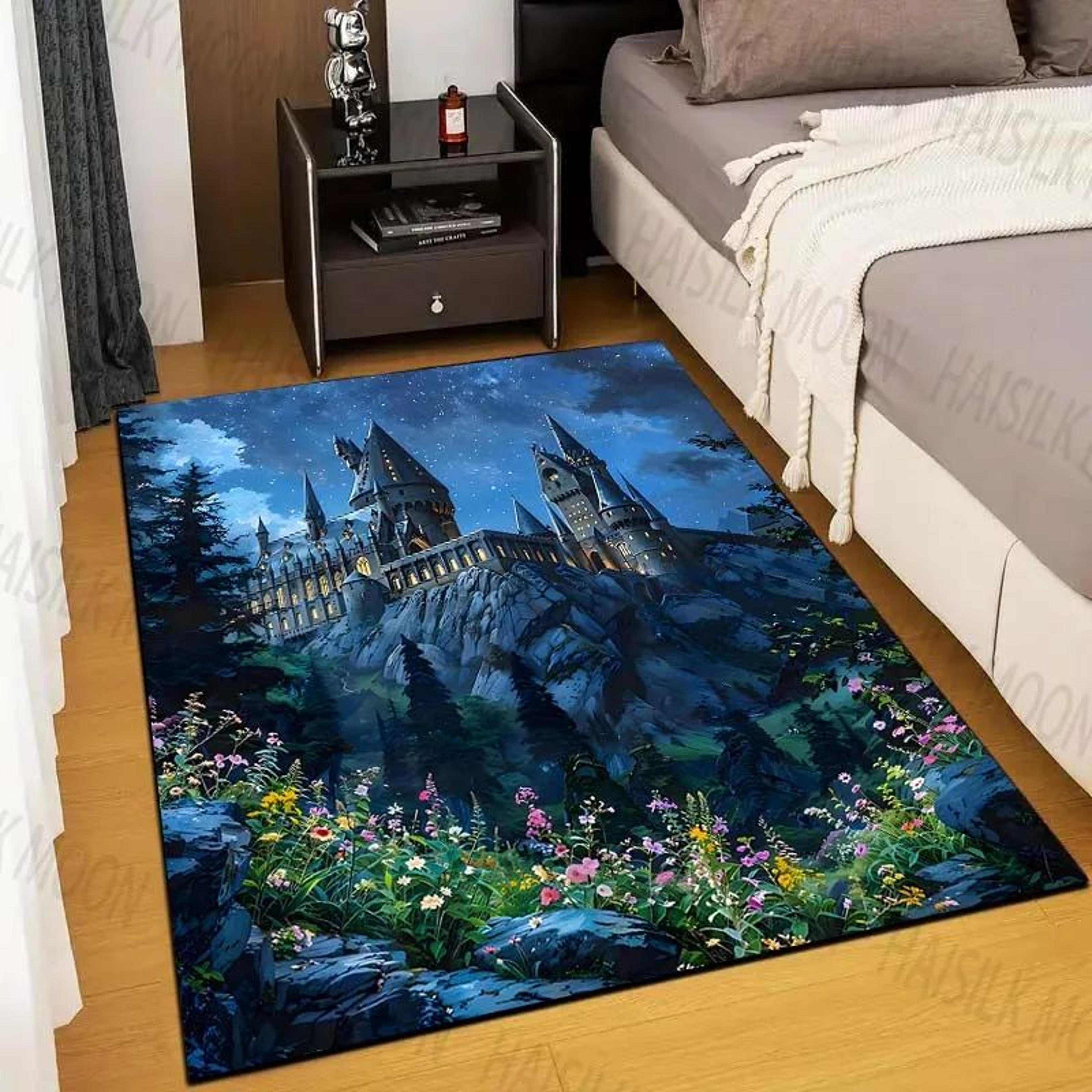 Magic Castle Fantasy Rug  NonSlip Soft Carpet For Kids Bedroom  Living Room Decor 20