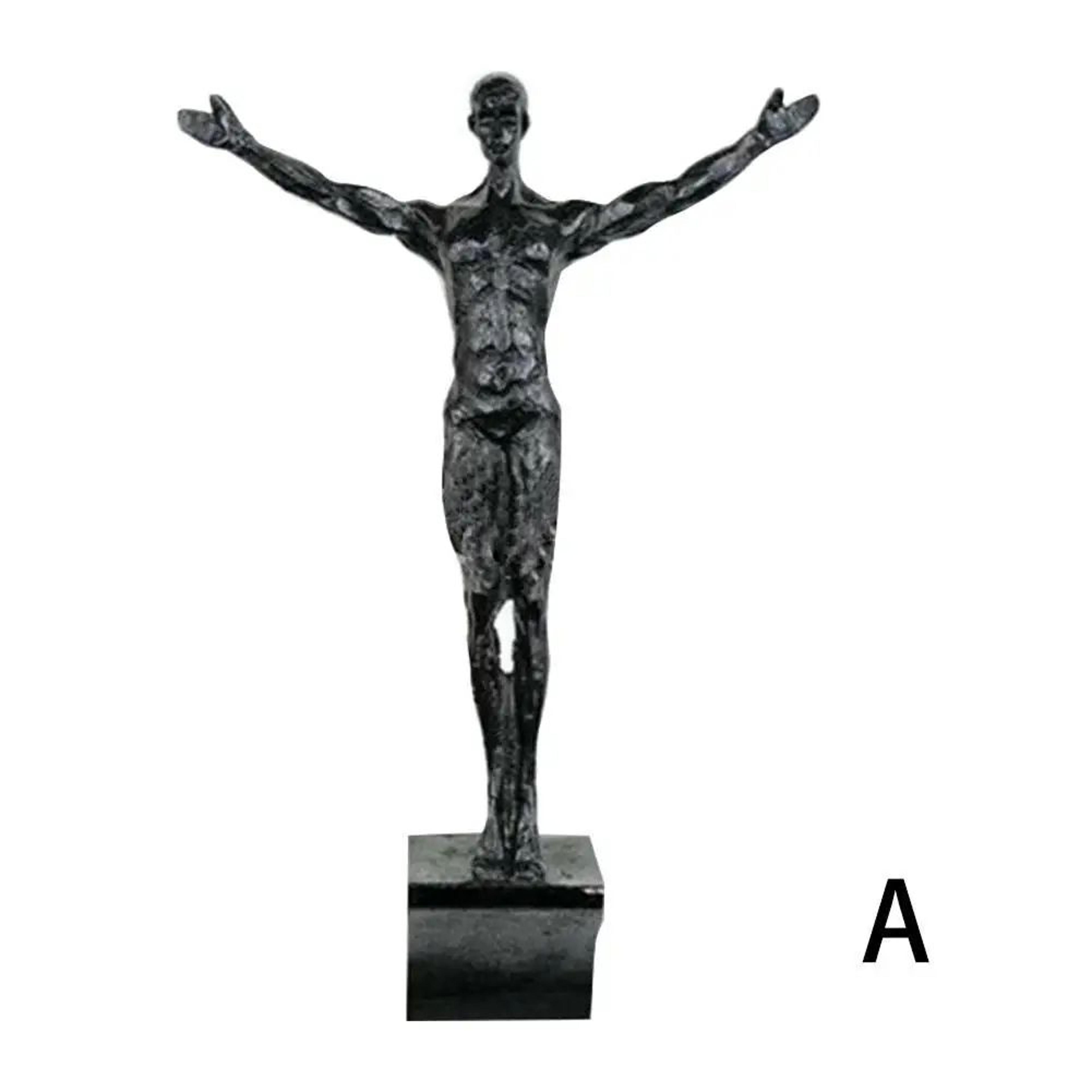 Modern Climbing Man Wall Sculpture  Minimalist Resin Athlete Wall Art Decor 6