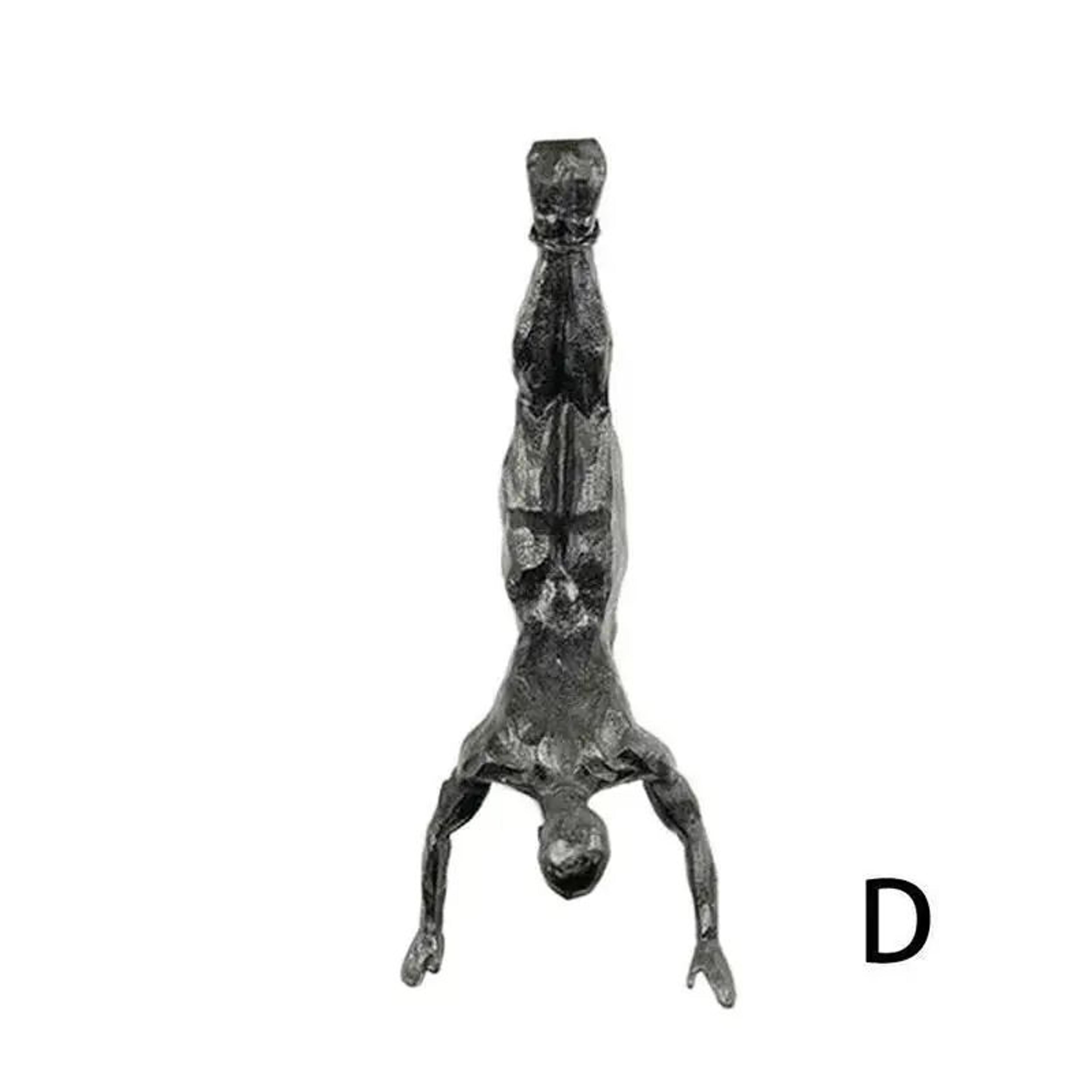 Modern Climbing Man Wall Sculpture  Minimalist Resin Athlete Wall Art Decor 9