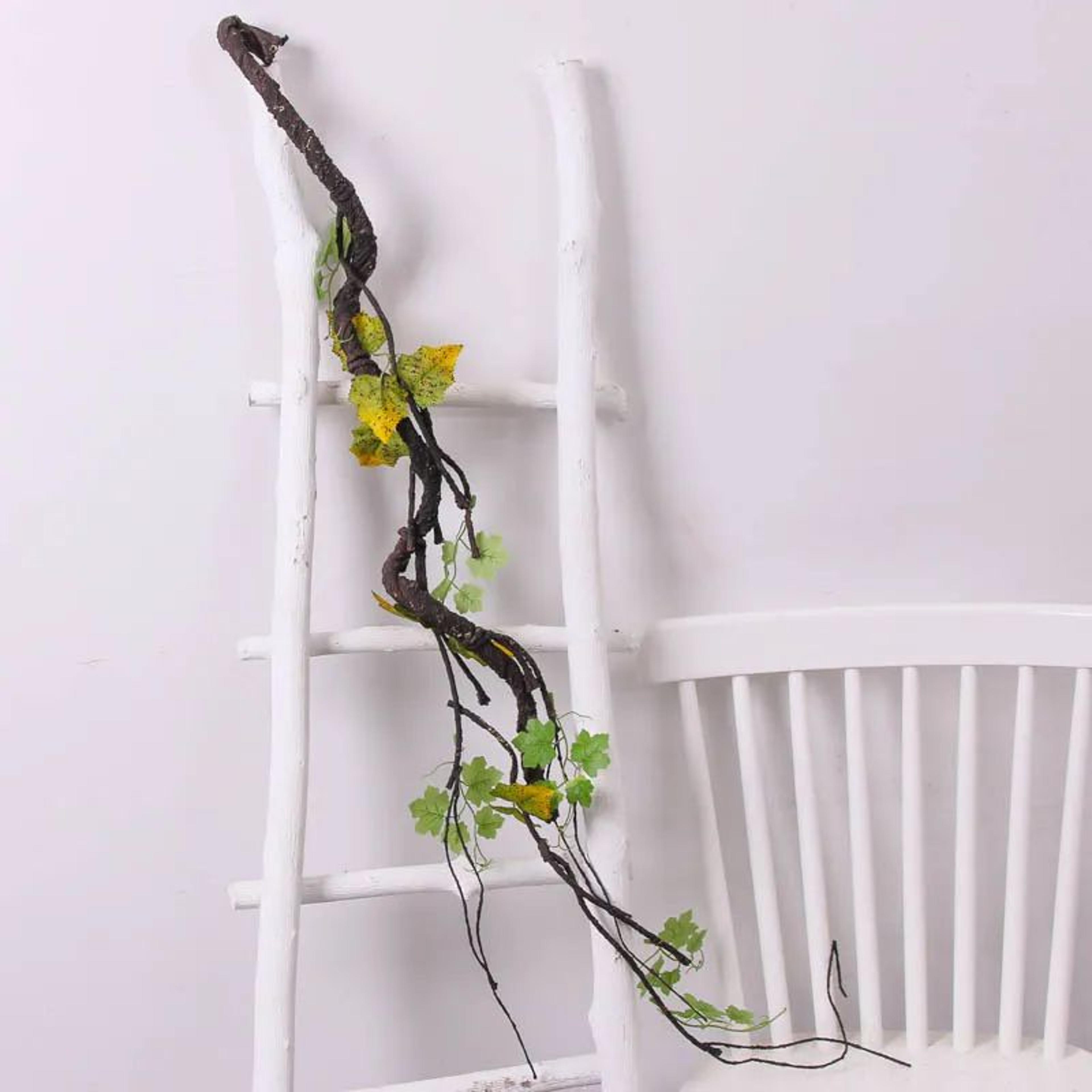 Artificial Rattan Vine Branch Decor  Rustic Faux Tree Vine For Wedding  Wall Styling 4