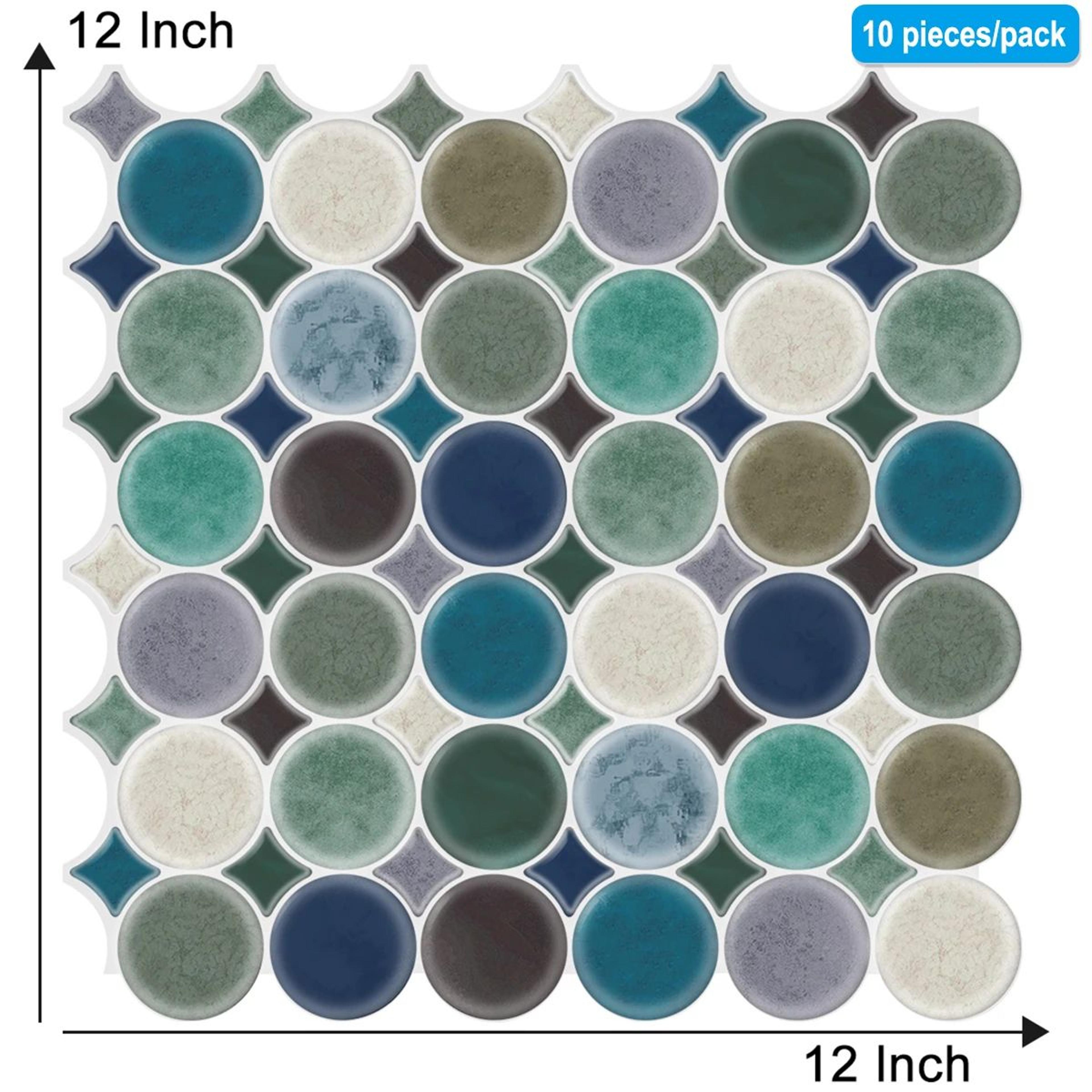 3D Peel  Stick Tile Wall Stickers  Waterproof SelfAdhesive Kitchen  Bathroom Wallpaper Panels 17