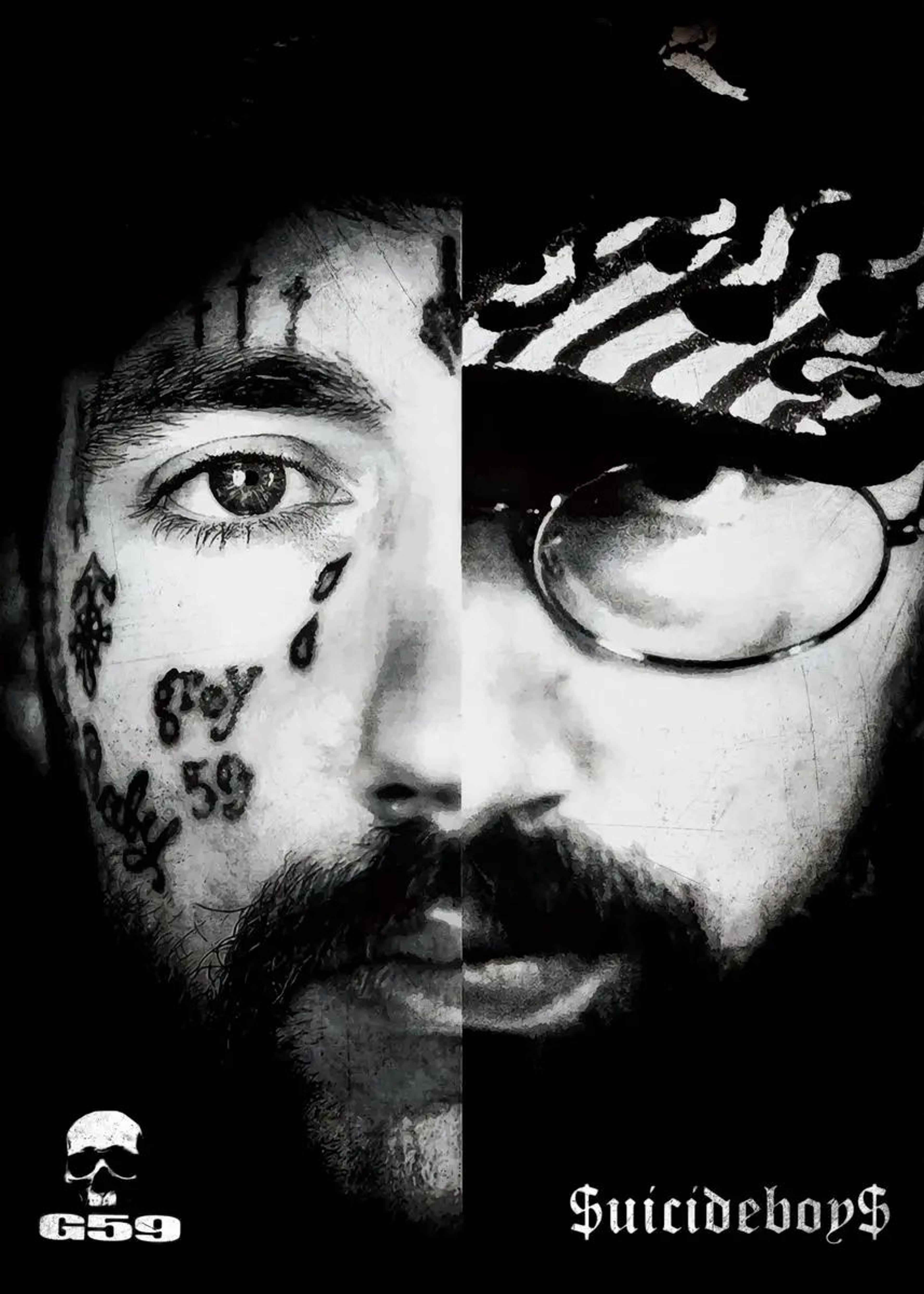 Suicideboys Vintage Canvas Poster  Hip Hop Rap Album Wall Art Decor 13