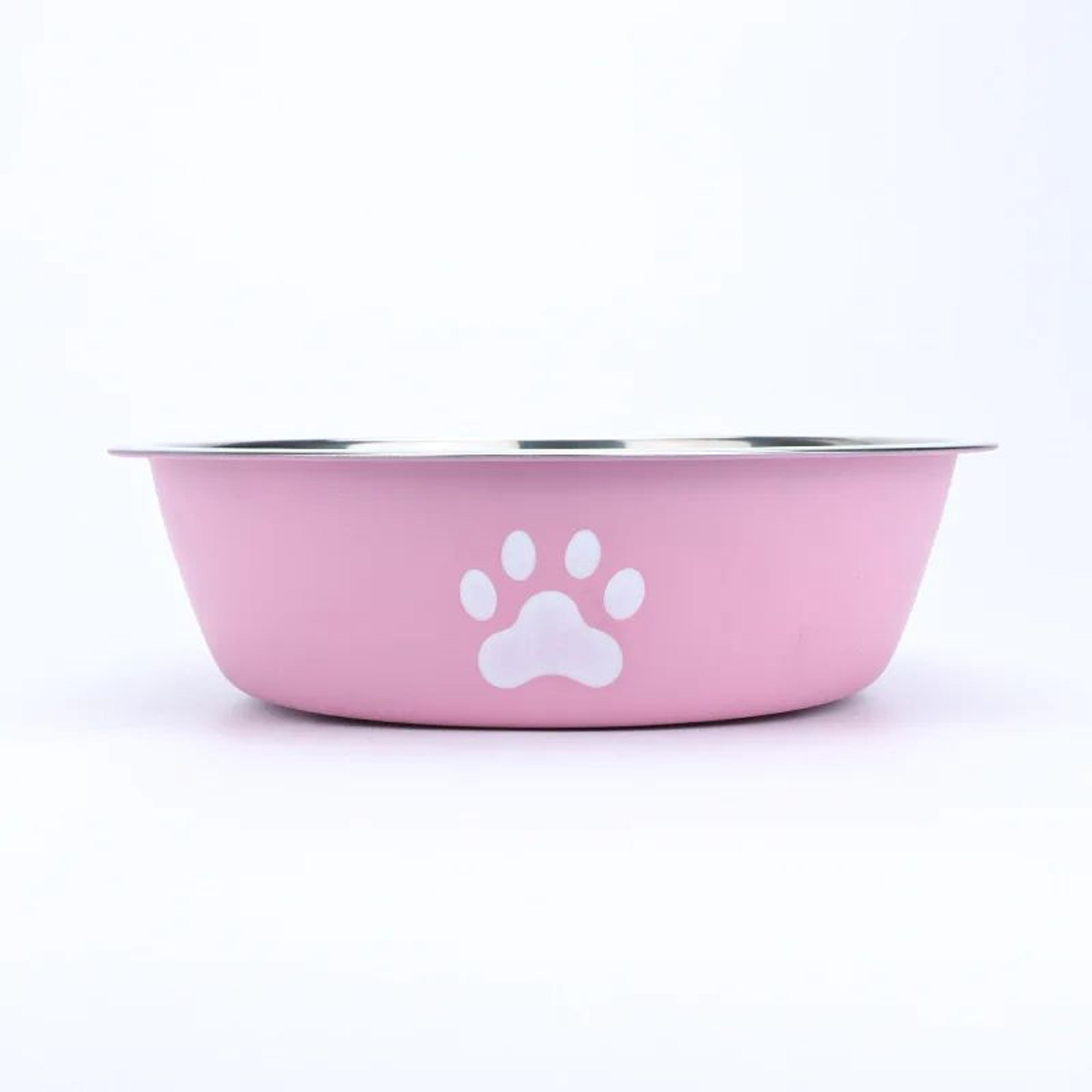 Premium Stainless Steel NonSlip Dog  Cat Feeding Bowl  Durable Pet Food  Water Dish With Silicone B 8