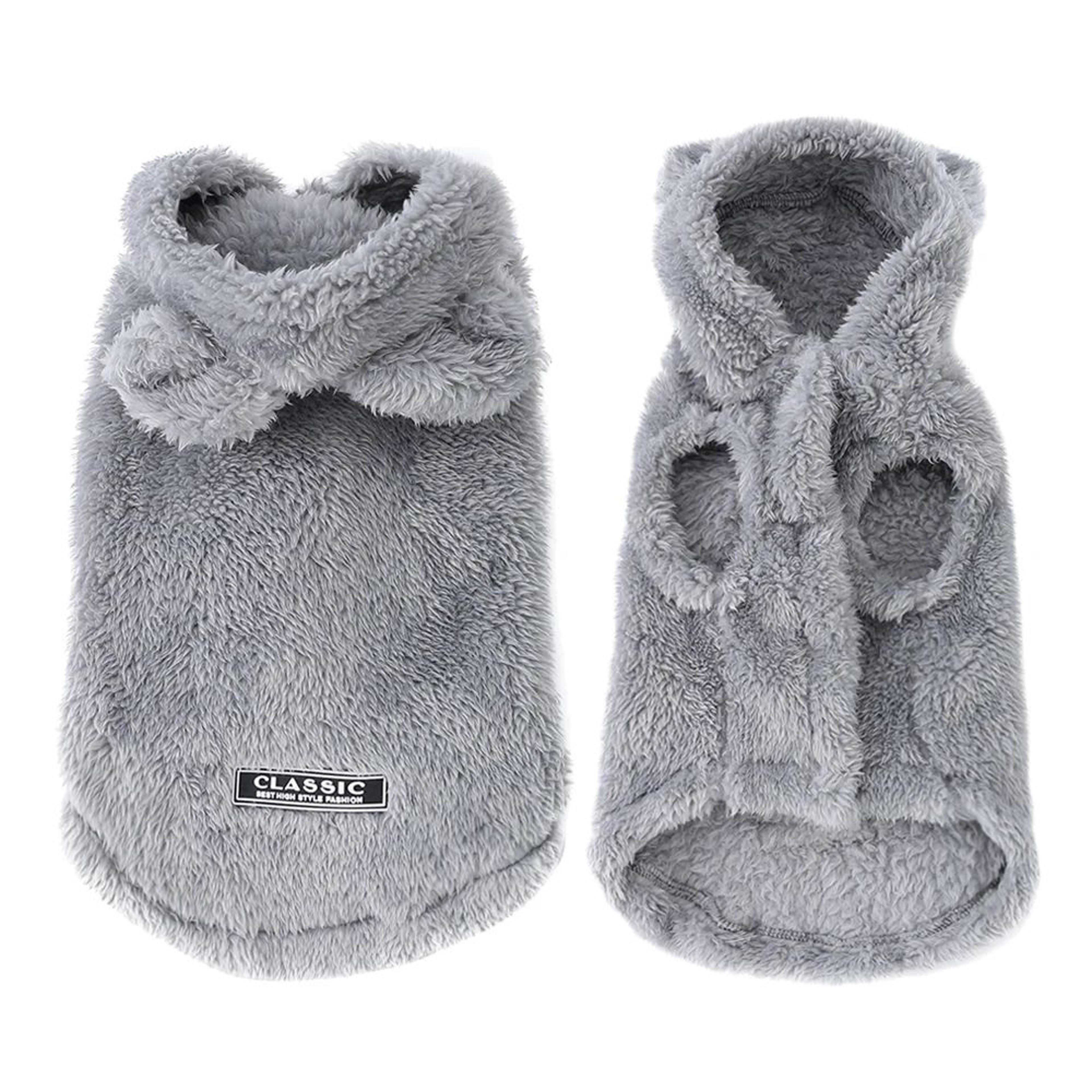 Cozy Fleece Pet Hoodie  Warm Hooded Sweater For Small  Medium Dogs And Cats 7