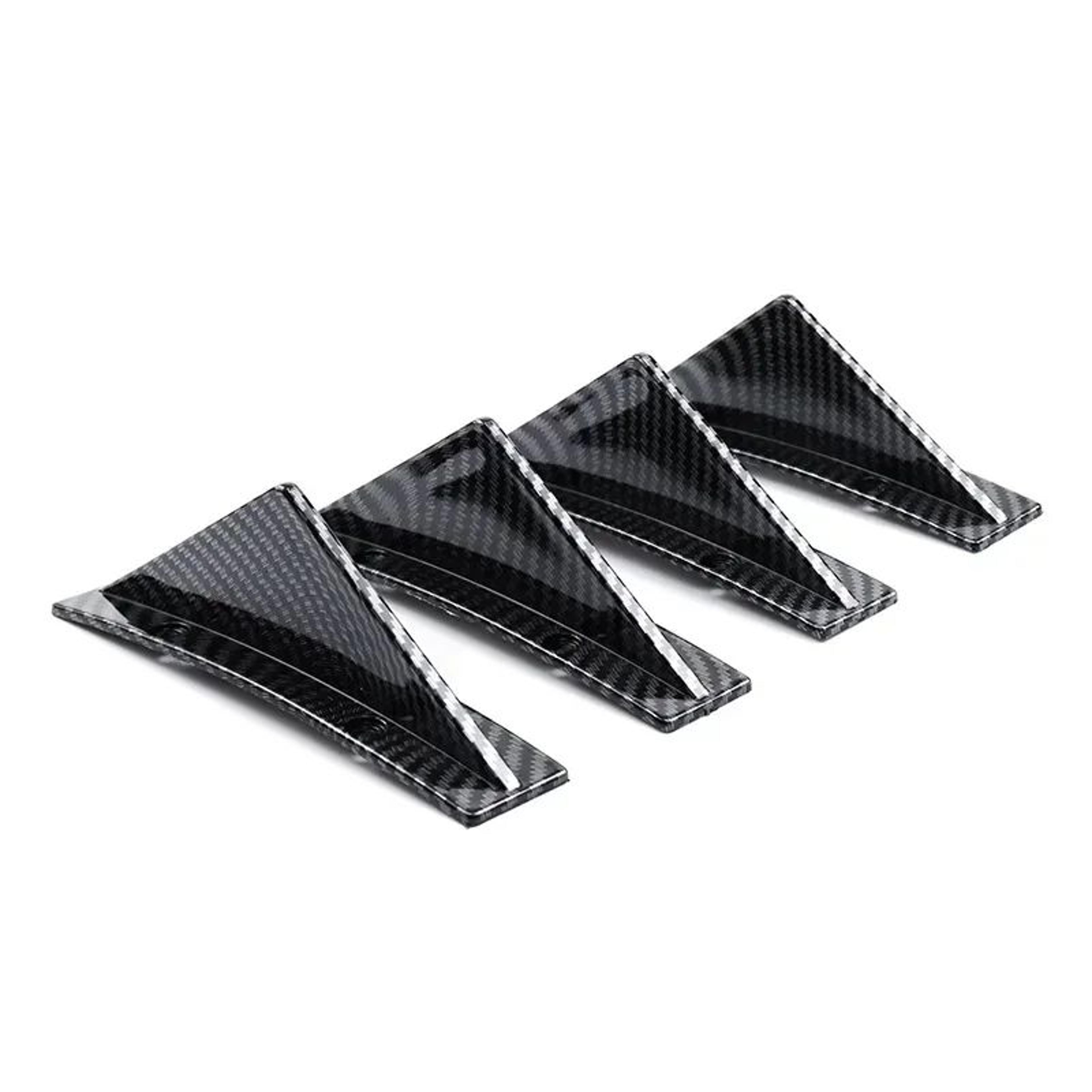 Universal ABS Rear Bumper Lip Spoiler  Mini Car Diffuser Splitter Deflector For Sporty Styling  Cha 11