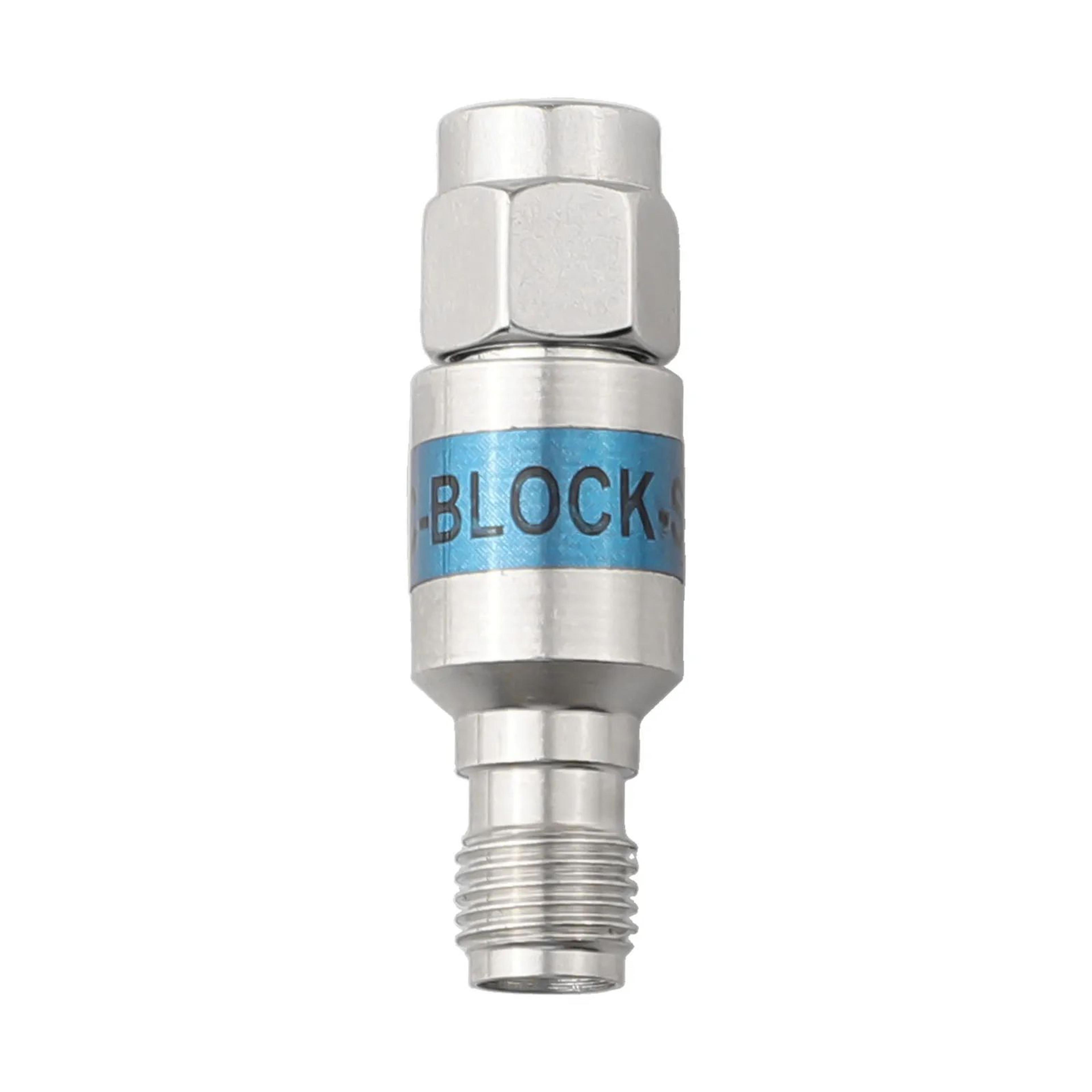 SMA DC Block RF Signal Connector  6GHz 2W 50 Ternary Alloy SMA Male To Female DC Block Adapter For  6