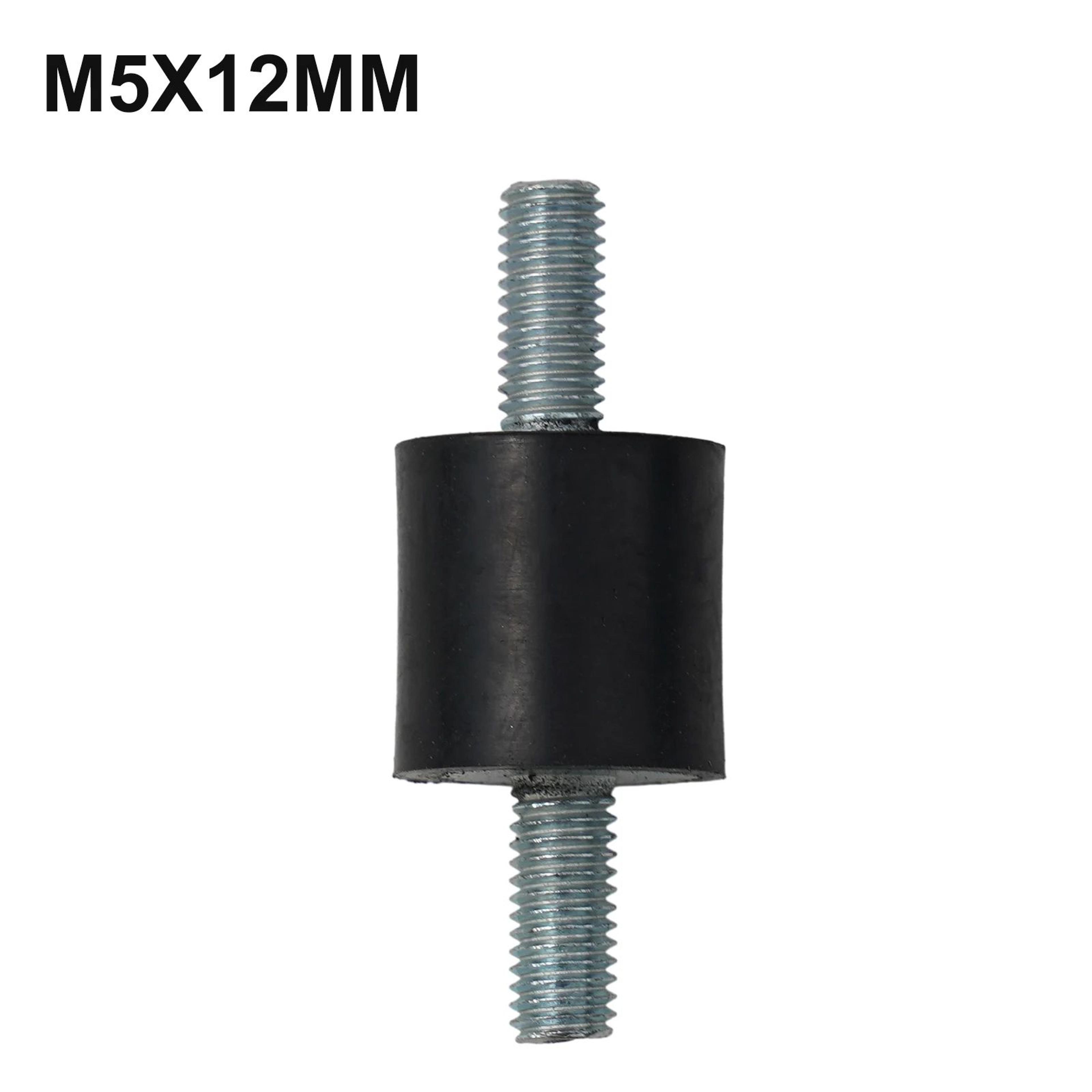 Rubber Shock Mount AntiVibration Bobbin Isolator  M3 M4 M5 M6 Metal Damper For Pumps Compressors  G 9
