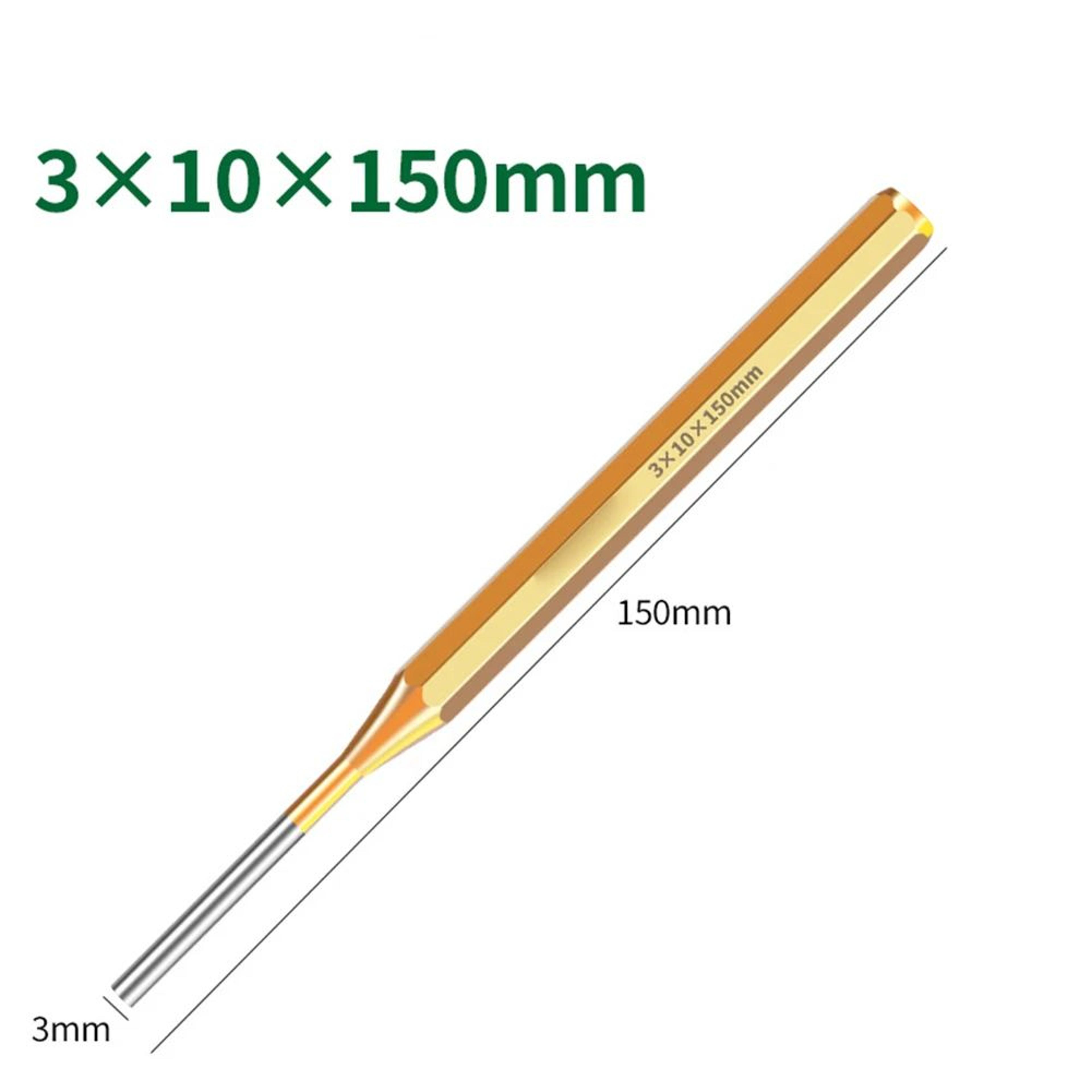 150 Mm Brass Punch Tool  23456810 Mm Heavy Duty Roll Pin Remover Chisel Punch For Machinery Mainten 7